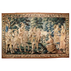 Impressive 17th Century Flemish Historical Tapestry