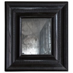 Impressionnant miroir flamand du 17ème siècle