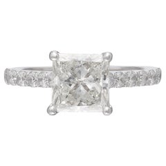 Impressive 1.89ct GIA Princess Cut Diamond Ring