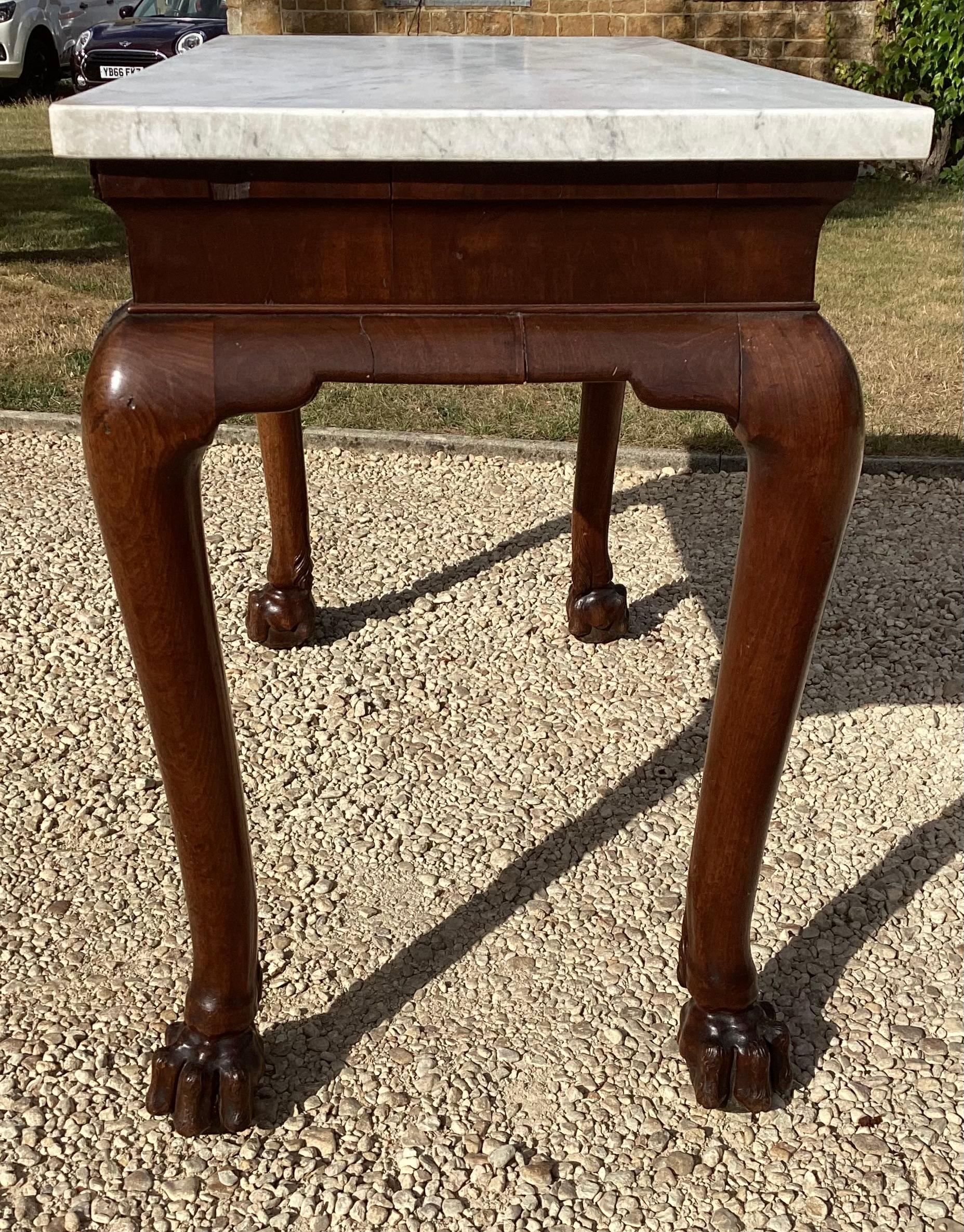 Impressive 18th Century Irish Console Table For Sale 8