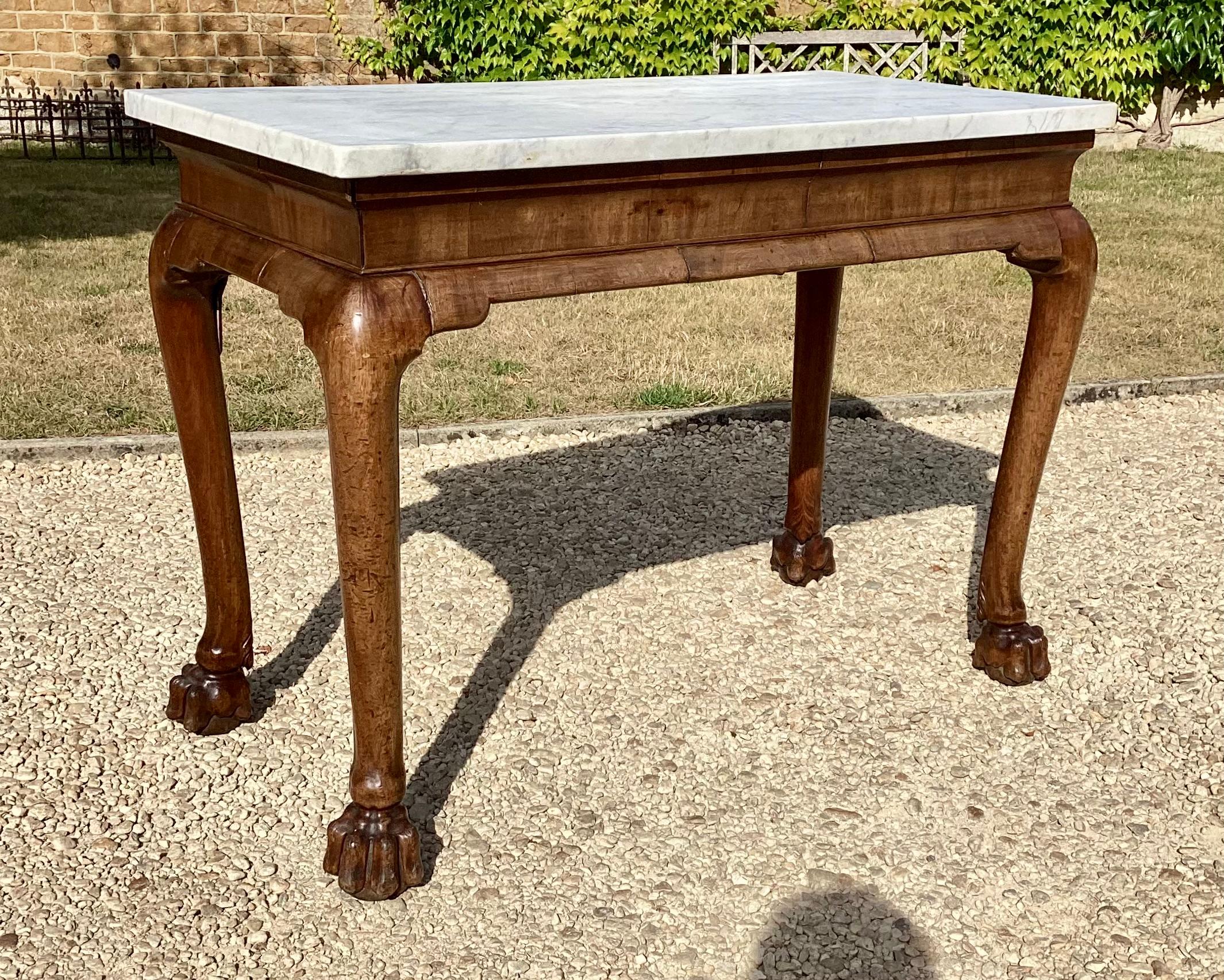 Georgian Impressive 18th Century Irish Console Table For Sale
