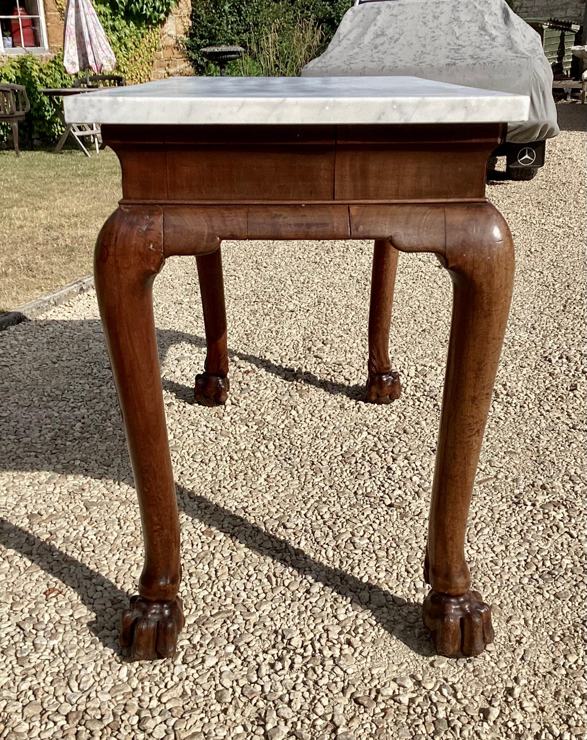 Impressive 18th Century Irish Console Table In Good Condition For Sale In Shipston-On-Stour, GB
