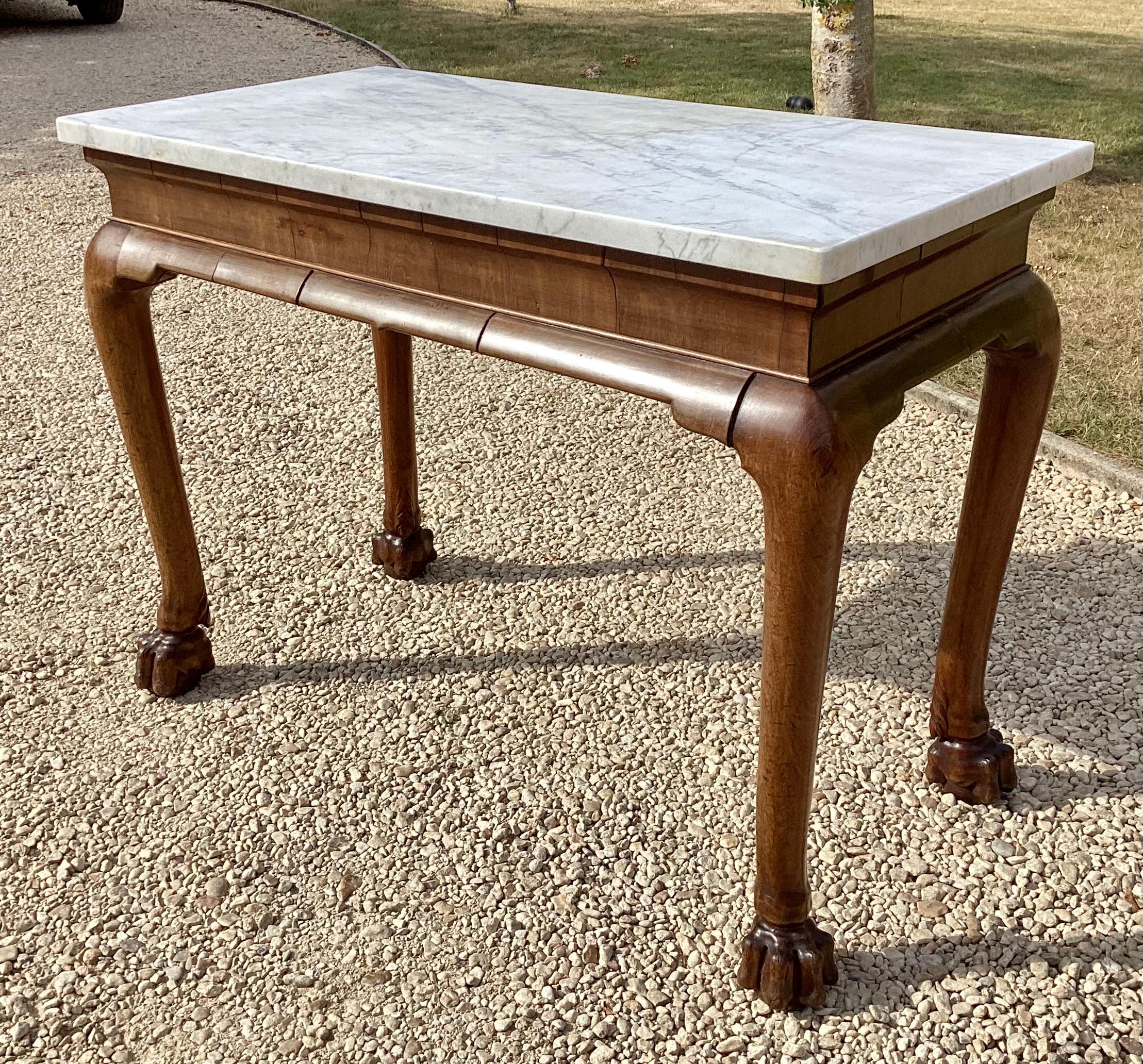 Mid-18th Century Impressive 18th Century Irish Console Table For Sale
