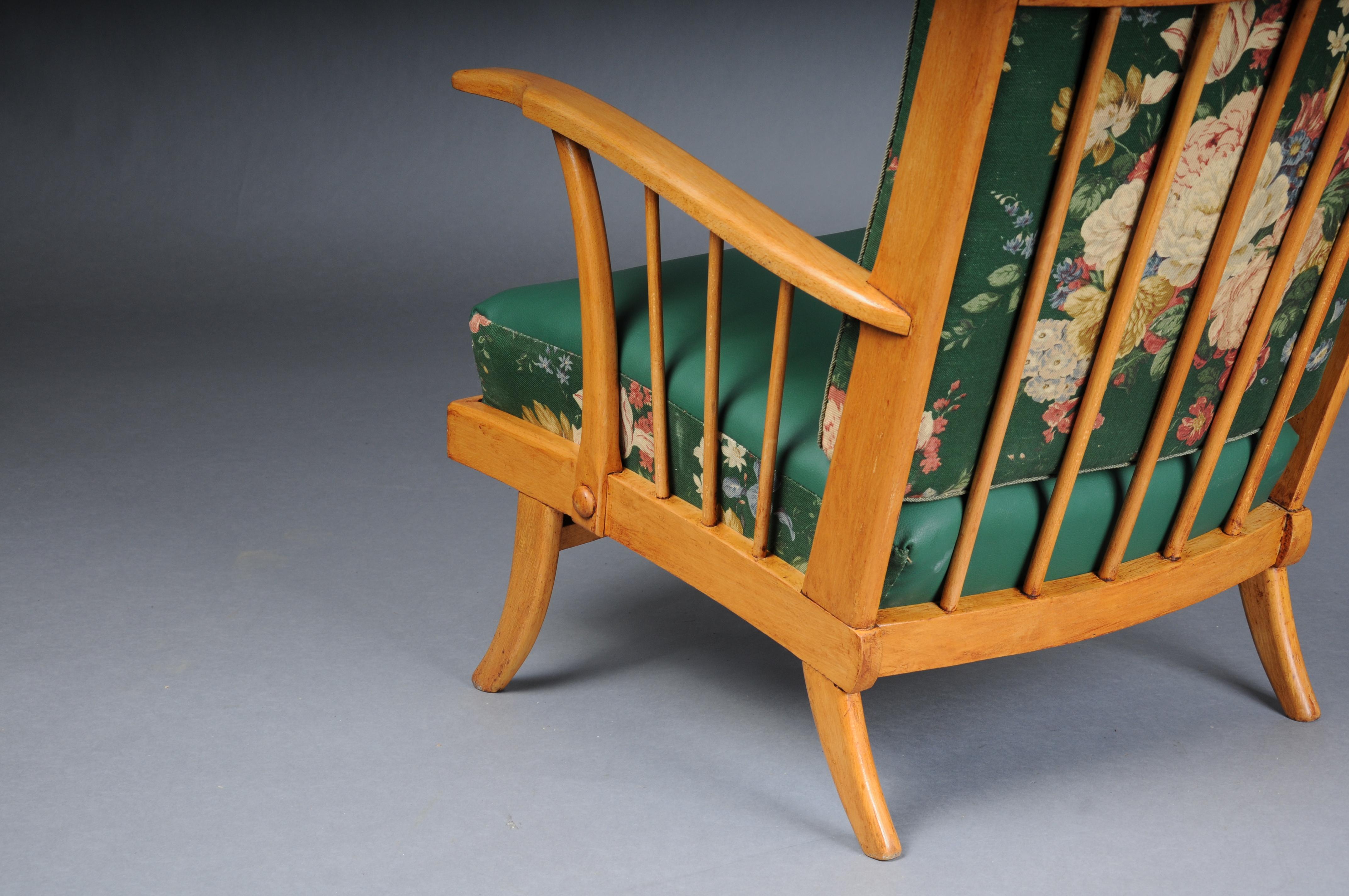 Impressive 1950s armchair/club chair/lounge chair Paolo Buffa, maple. For Sale 5