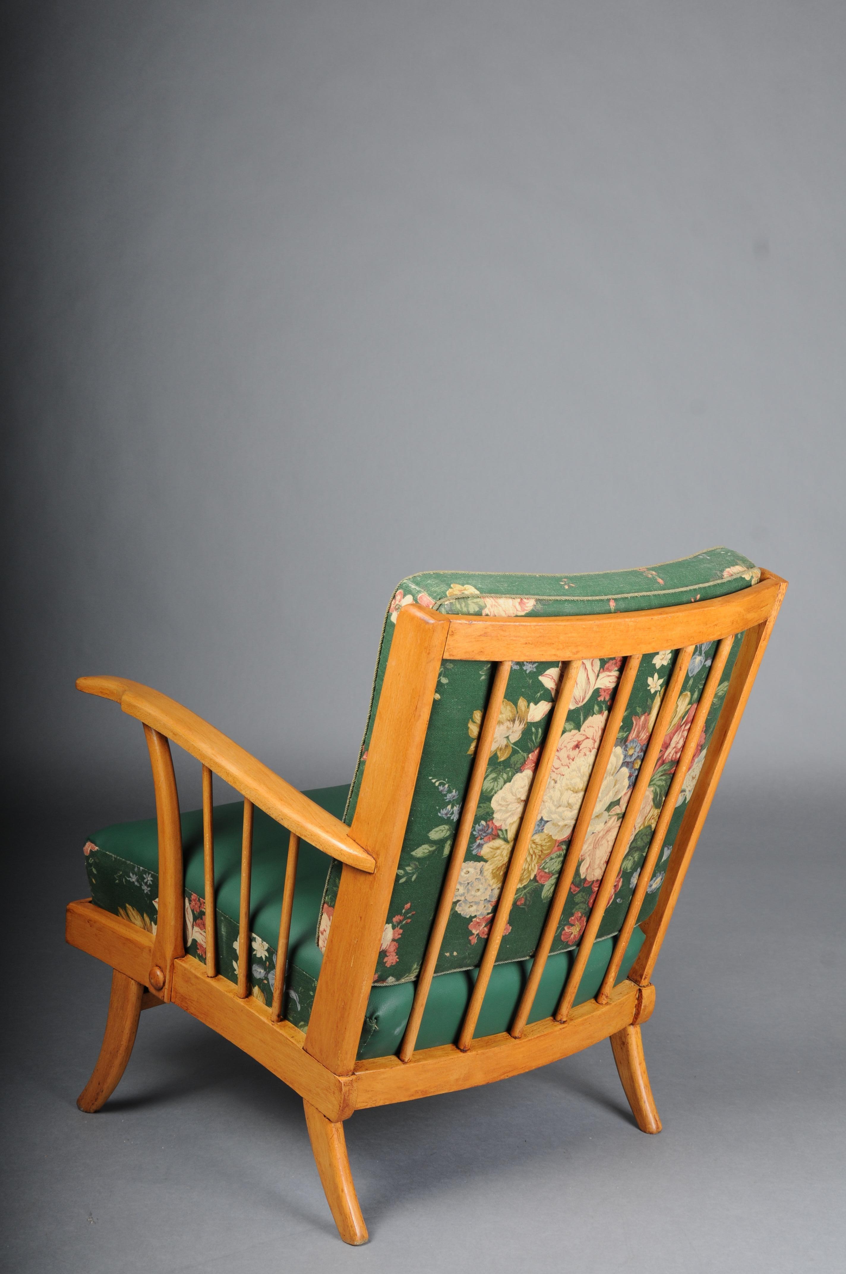 Impressive 1950s armchair/club chair/lounge chair Paolo Buffa, maple. For Sale 4
