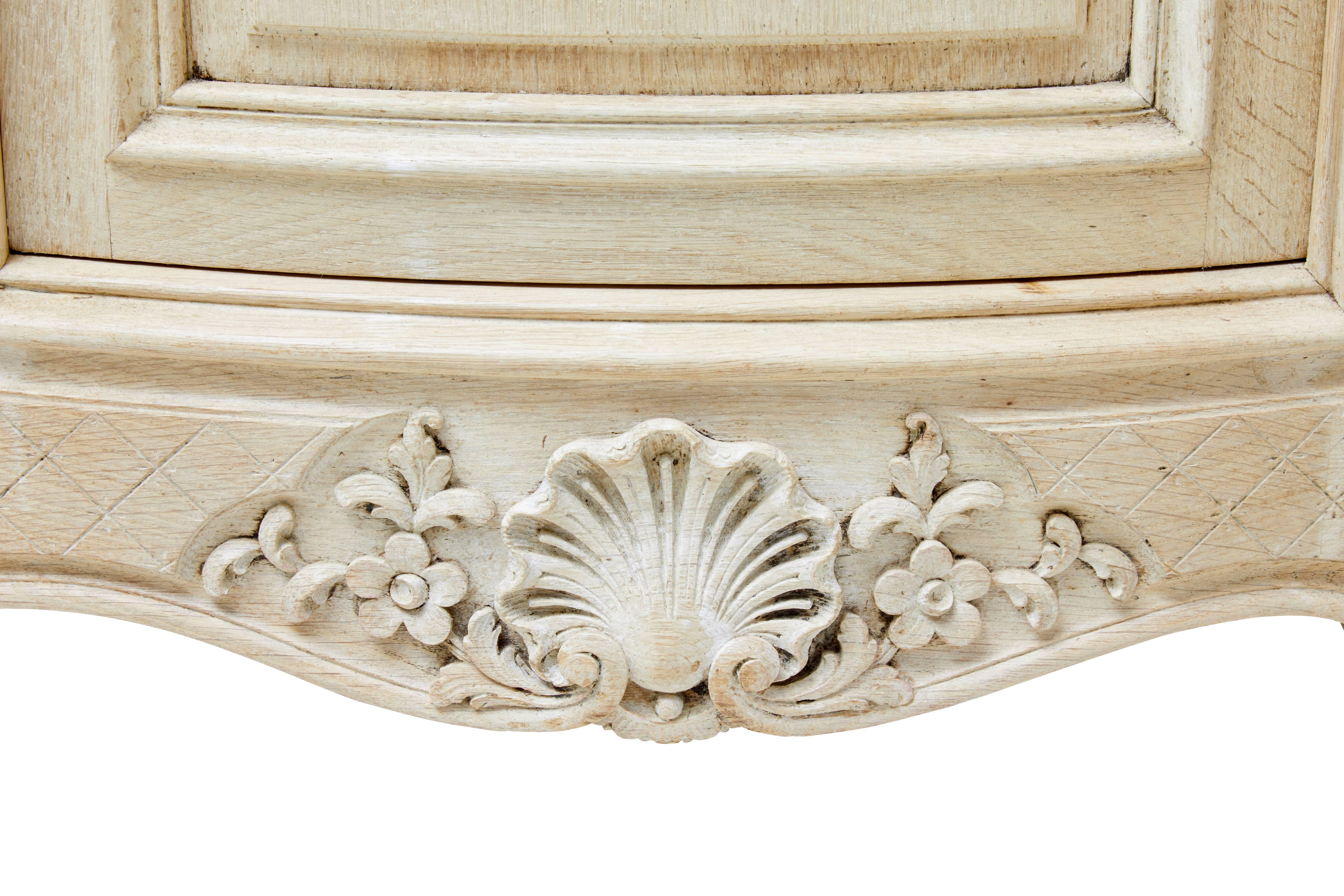 Impressive 19th Century Carved Oak Marble-Top Sideboard In Good Condition In Debenham, Suffolk