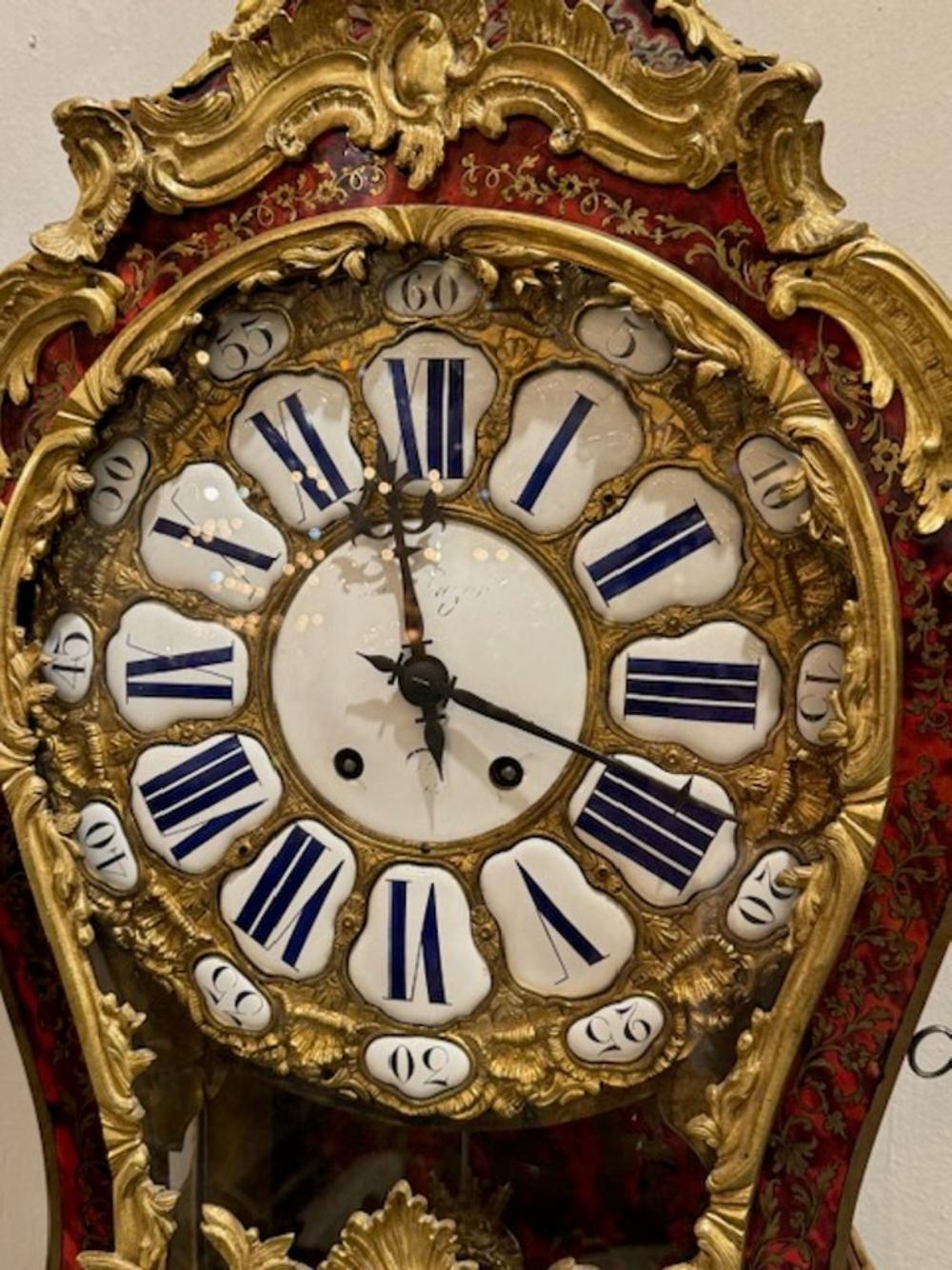 Impressive 19th Century French Boullework and Gilt Bronze Bracket Clock For Sale 4