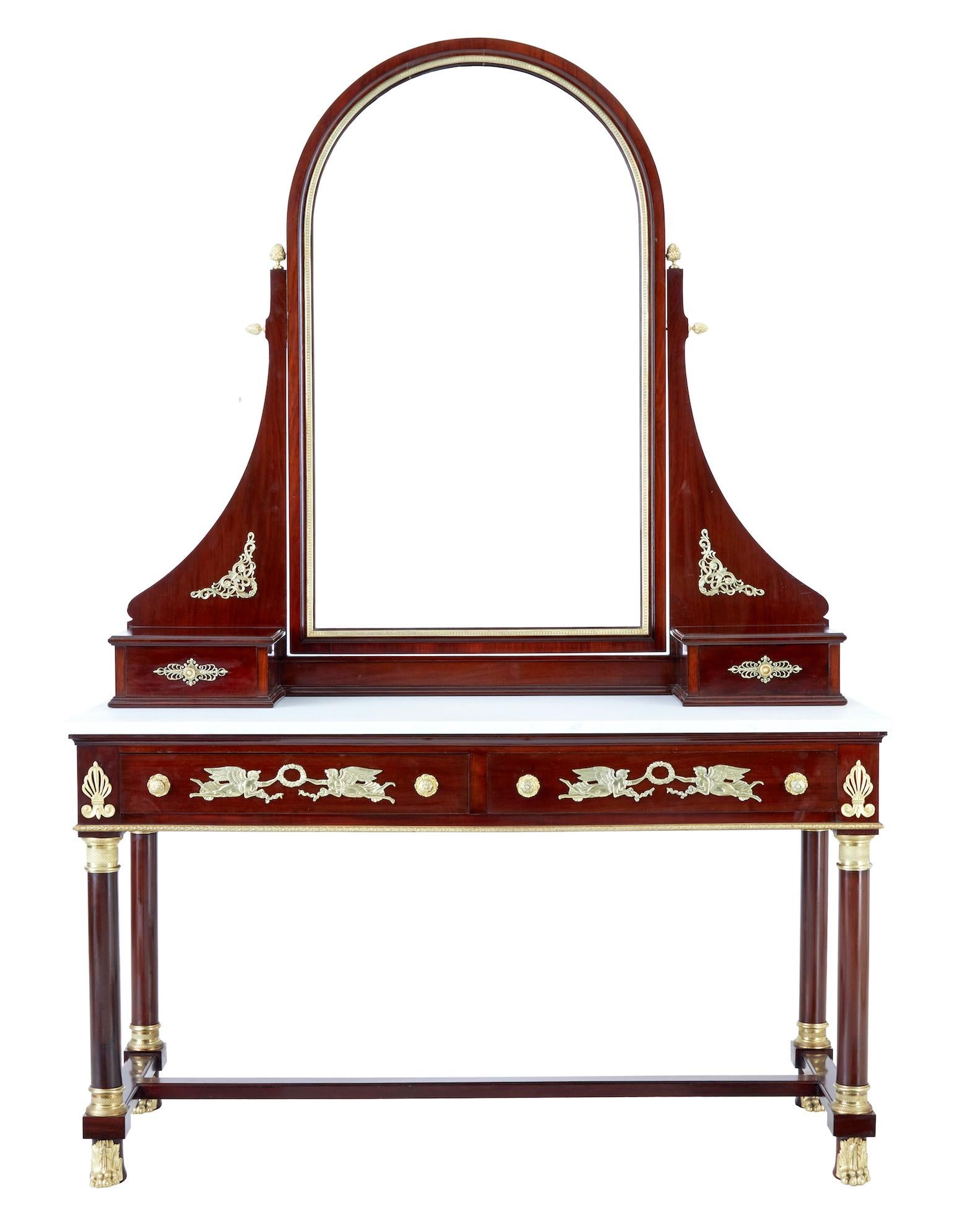 Beeindruckende französische Empire-Revival-Schlafzimmergarnitur aus dem 19. Jahrhundert mit 5 Pieces im Angebot 11