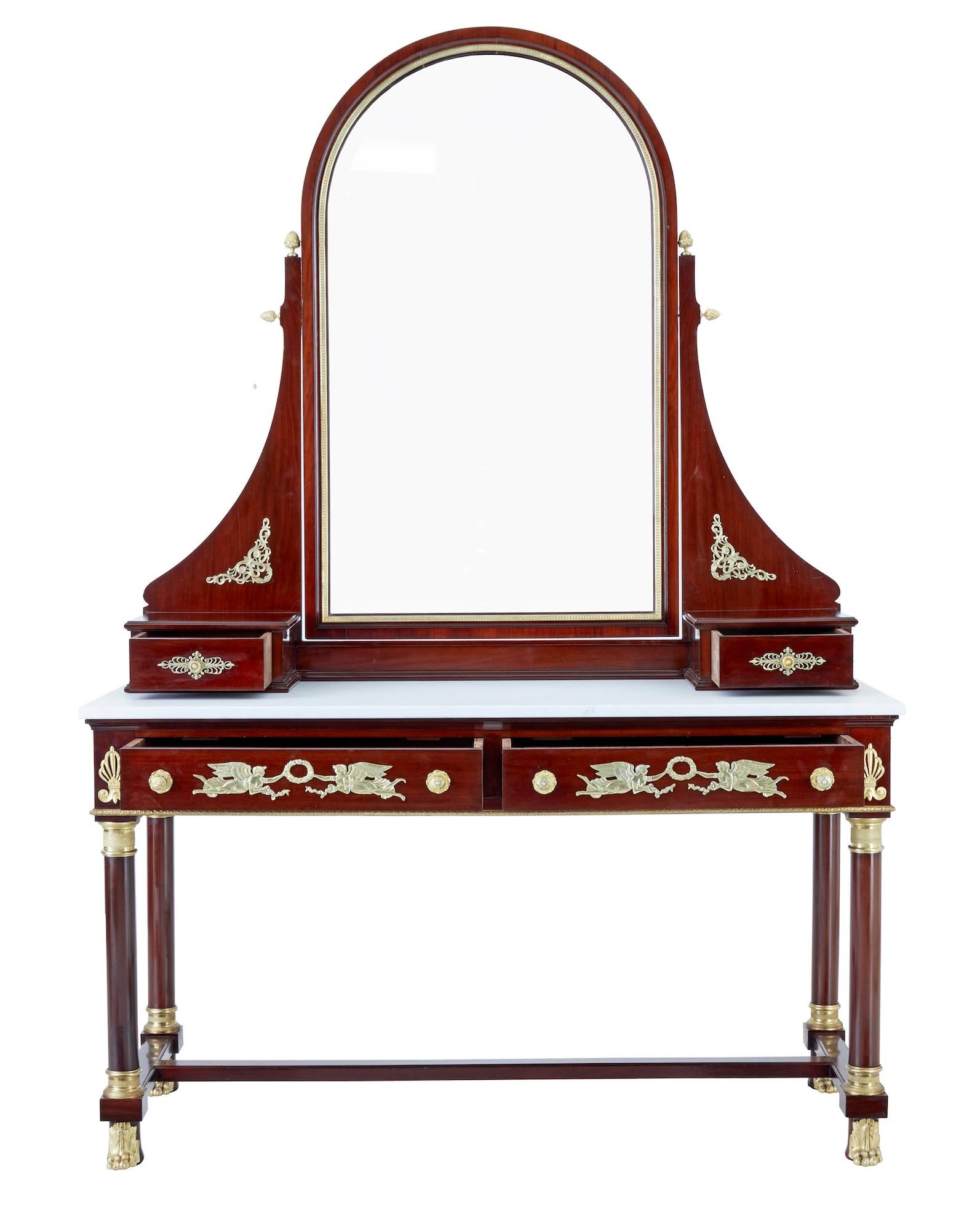 Beeindruckende französische Empire-Revival-Schlafzimmergarnitur aus dem 19. Jahrhundert mit 5 Pieces im Angebot 12
