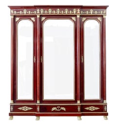 Impressive 19th Century French Empire Revival Five-Piece Bedroom Suite