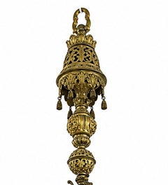 Impressive 19th Century French Gilt Bronze Chandelier
