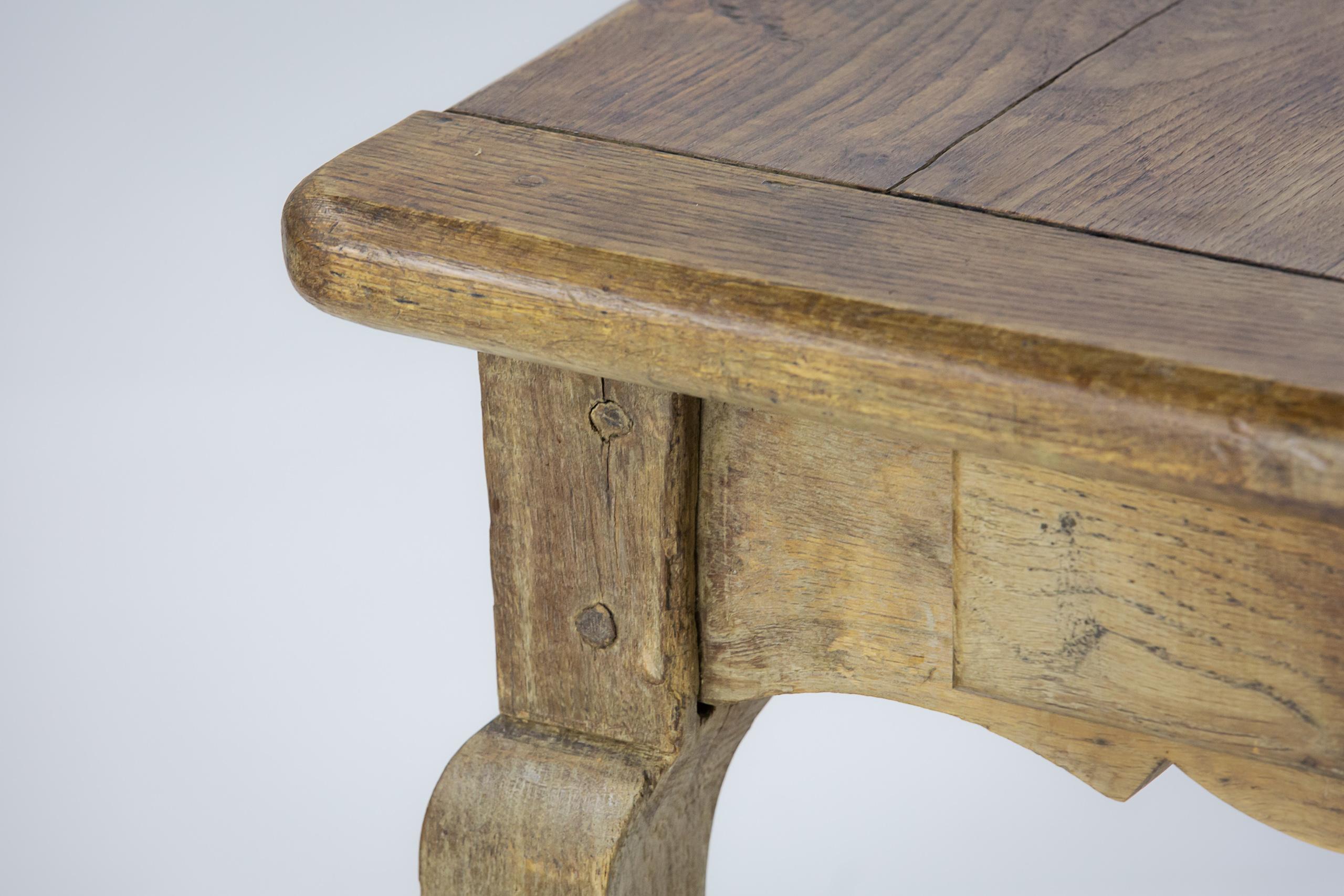 Impressive 19th Century Louis XV style Country Farmhouse Table For Sale 8
