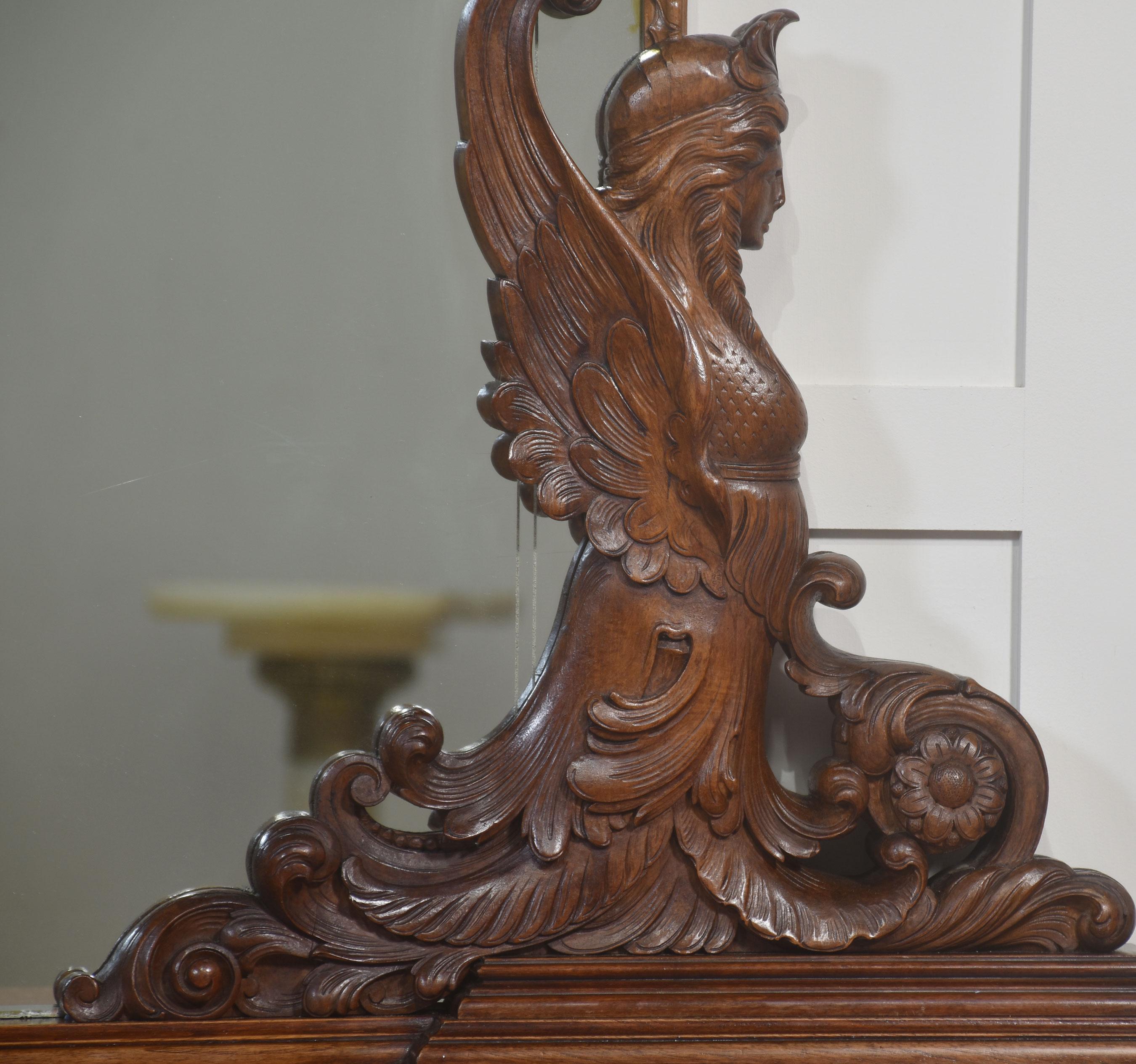 Wood Impressive 19th-Century Mahogany Dressing Chest For Sale