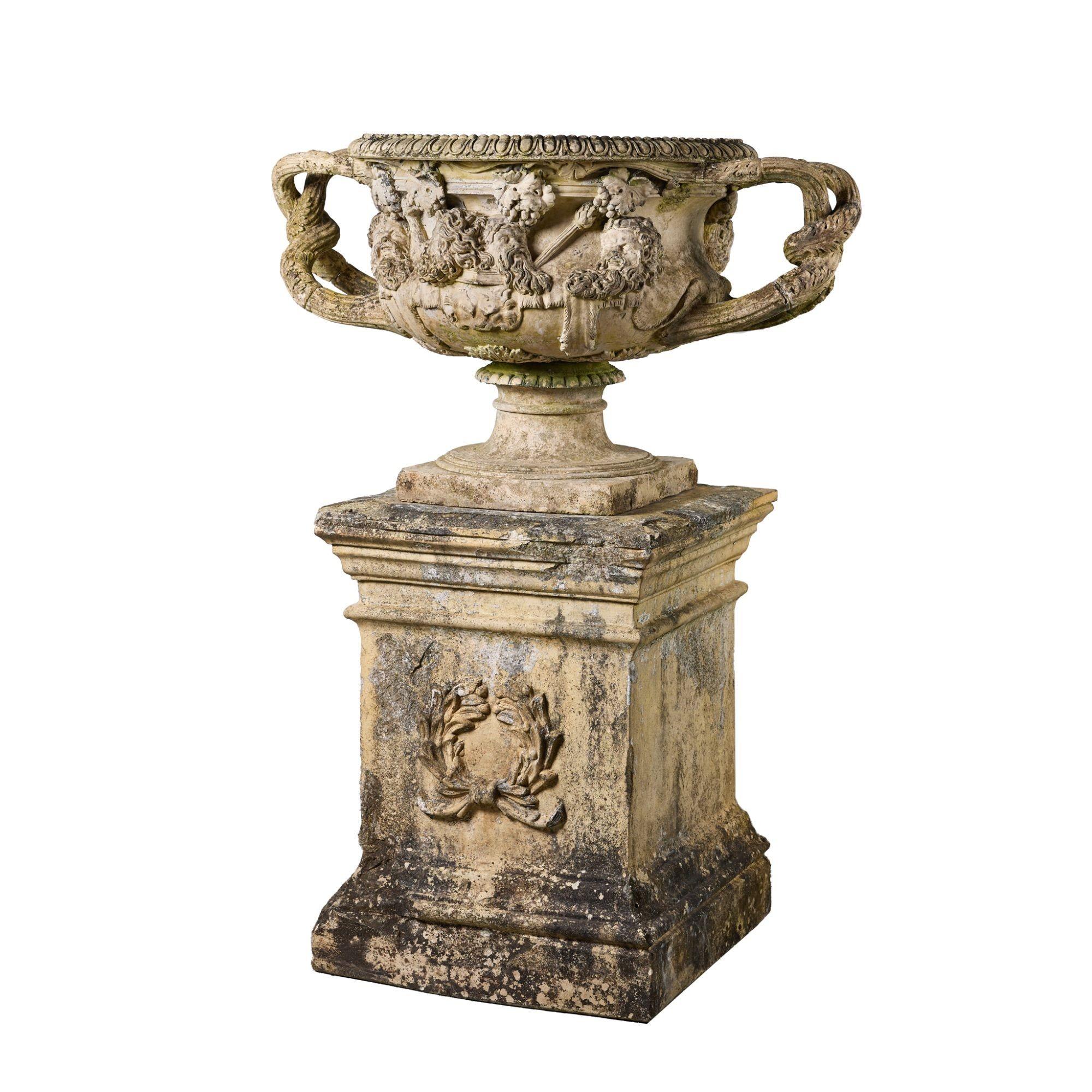 Neoclassical Impressive 19th Century Warwick Vase For Sale