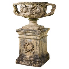 Impressionnant vase Warwick du 19ème siècle