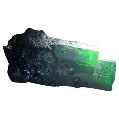Impressive 235.75 ct Brazilian Rough Emerald with Intense Natural Radiance
