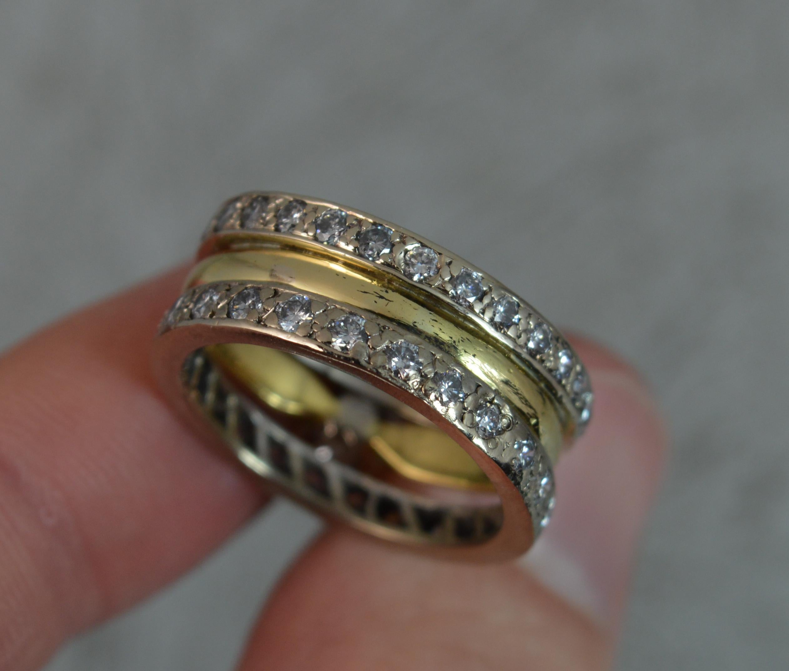 Impressive 2.75 Carat Old Cut Diamond 18 Carat Gold Engagement Ring, circa 1900 5