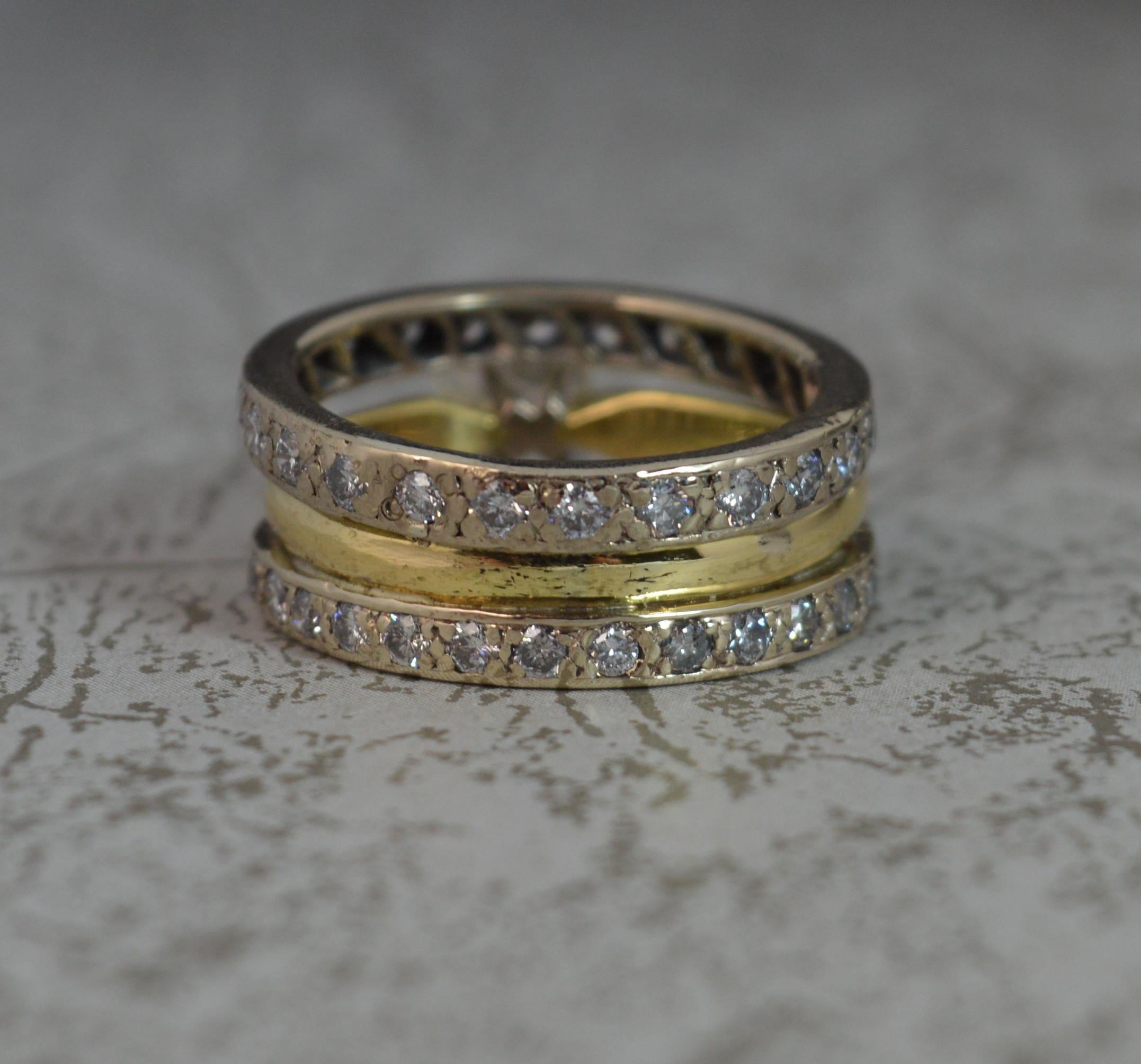 Impressive 2.75 Carat Old Cut Diamond 18 Carat Gold Engagement Ring, circa 1900 9