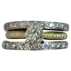 Impressive 2.75 Carat Old Cut Diamond 18 Carat Gold Engagement Ring, circa 1900