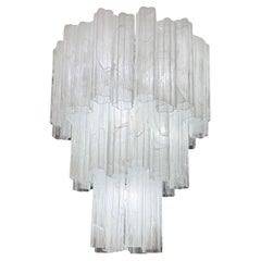 Impressive Alabaster Effect Murano Glass Tronchi Chandelier