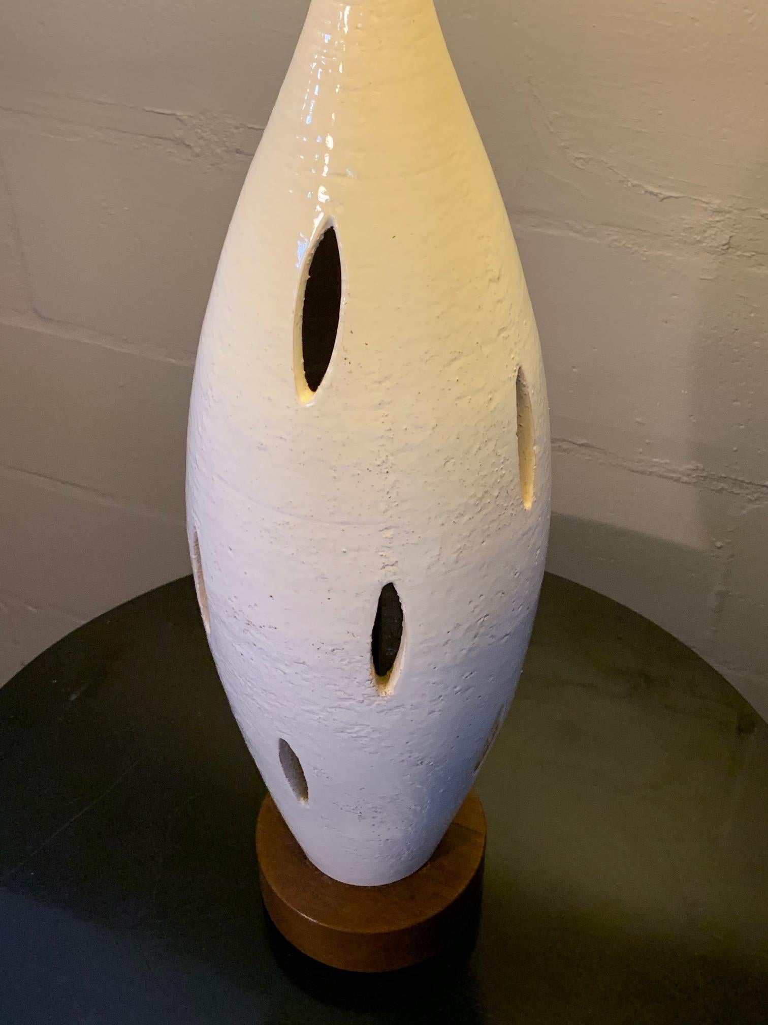 Beeindruckende Aldo Londi für Bitossi Keramiklampe (Italienisch) im Angebot