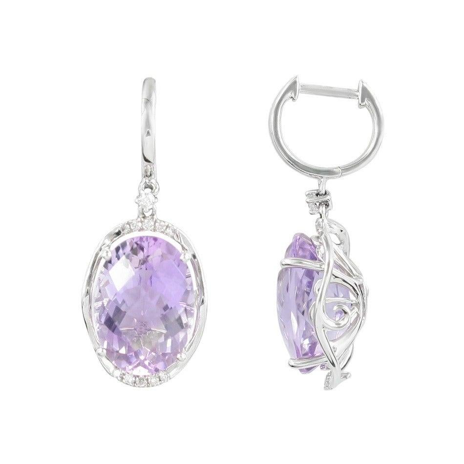 in vendita:  Impressionante anello in oro bianco con diamante e ametista 3