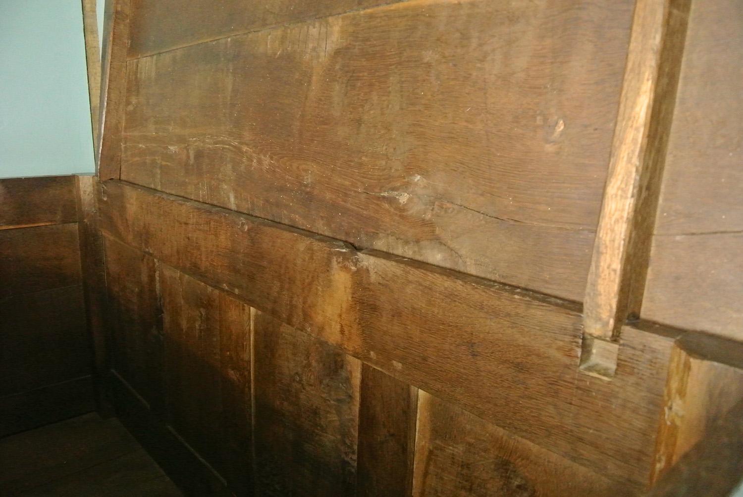 Impressive and Beautiful George II Welsh Oak Mule Chest with Original Brasses 2
