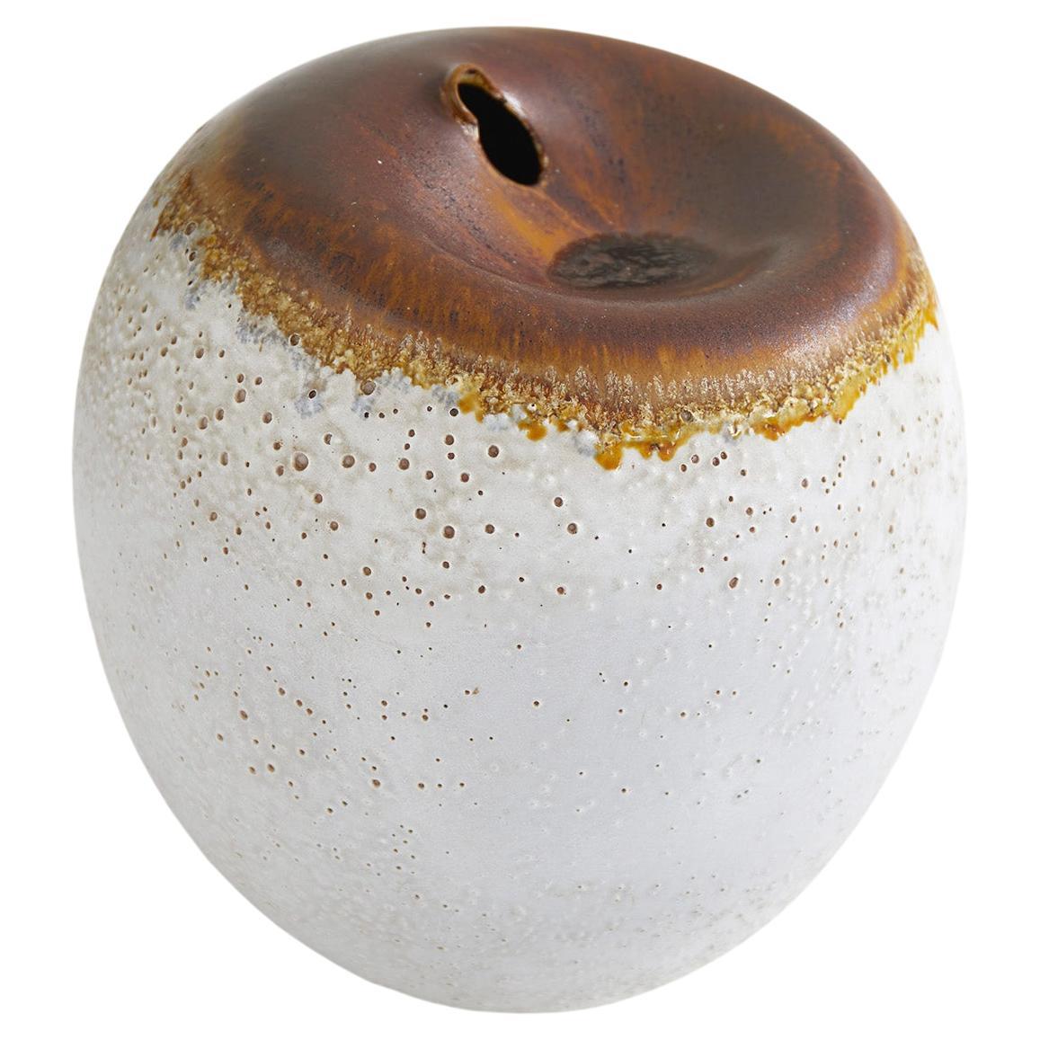 Impressive and large ceramic sphere by Pino Castagna, Italy 1960's For Sale