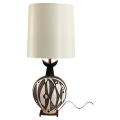 Beeindruckende und große Thomas Toft-Tischlampe aus Keramik für Tye of California