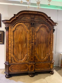 Impressive and Monumental Baroque Cabinet from Around 1750, Walnut