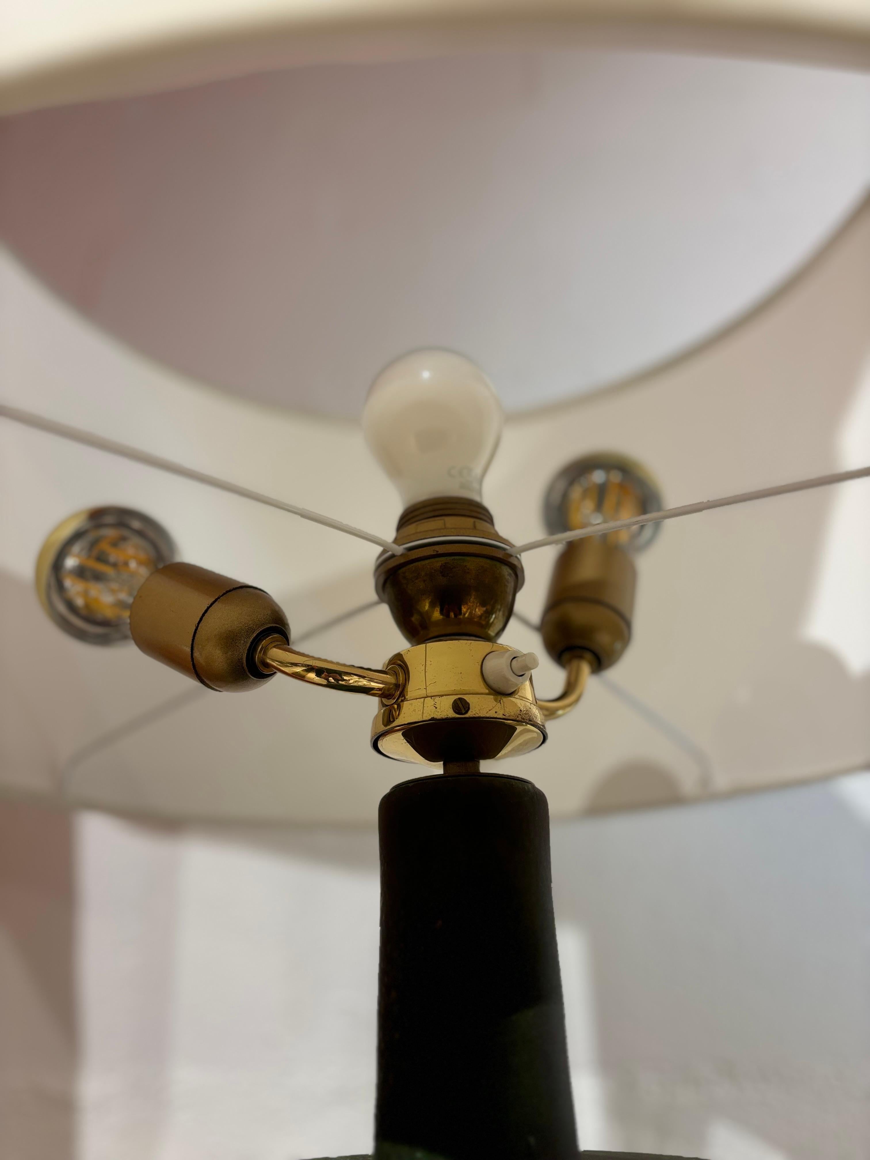 Impresionante y deslumbrante lámpara Suzanne Ramié para Madoura en venta 8