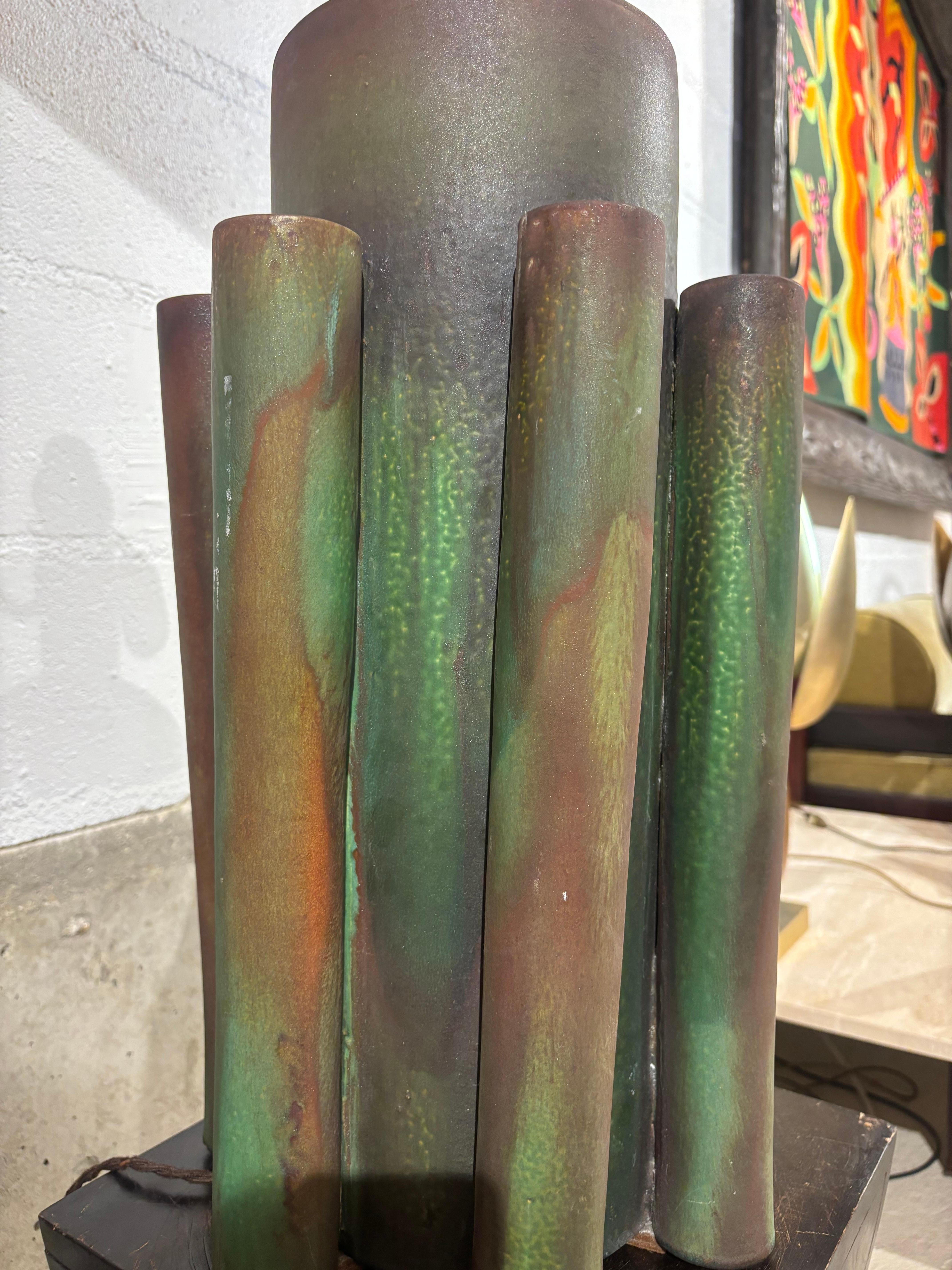 Impresionante y deslumbrante lámpara Suzanne Ramié para Madoura en venta 10