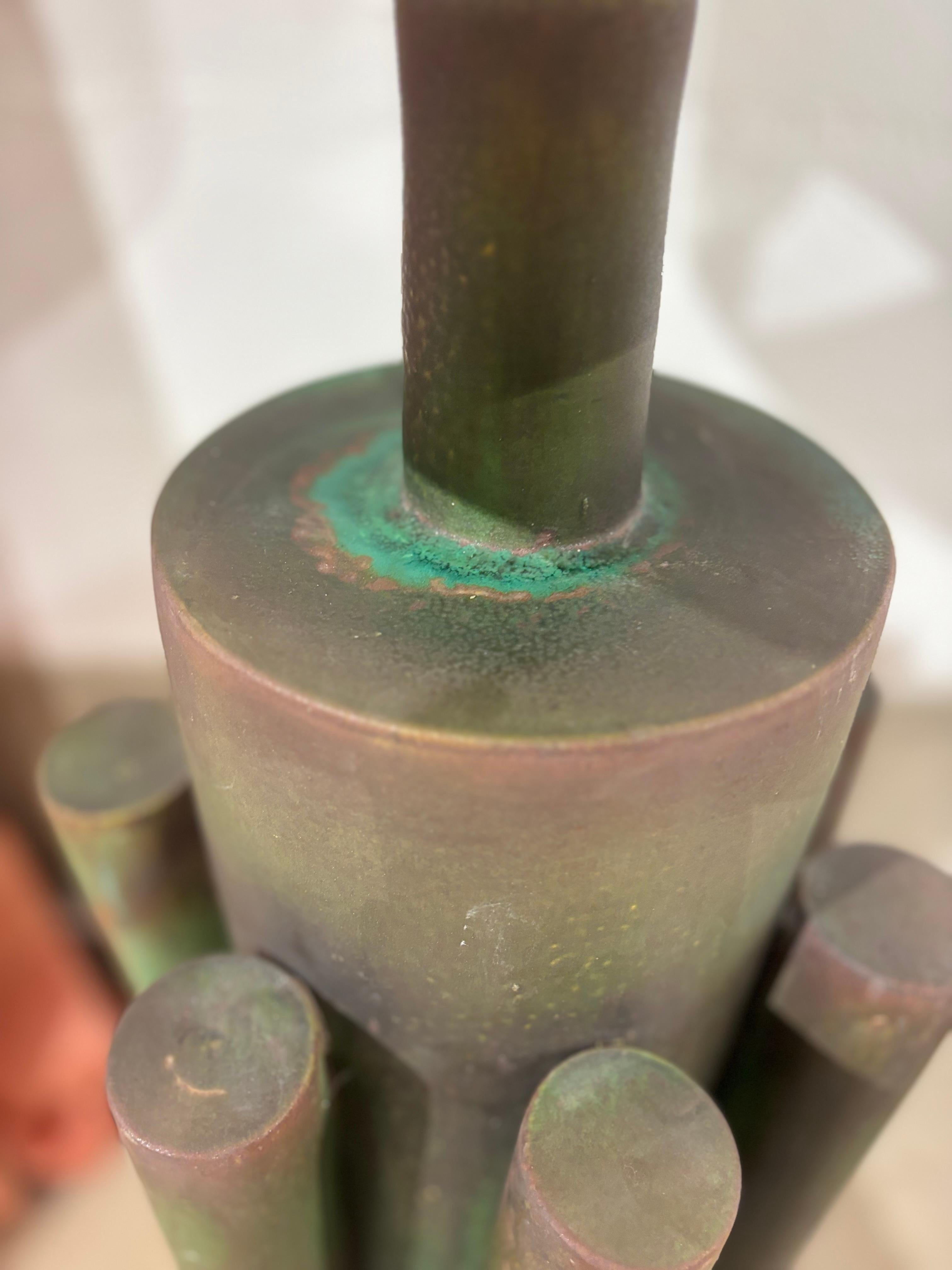 Impresionante y deslumbrante lámpara Suzanne Ramié para Madoura en venta 12