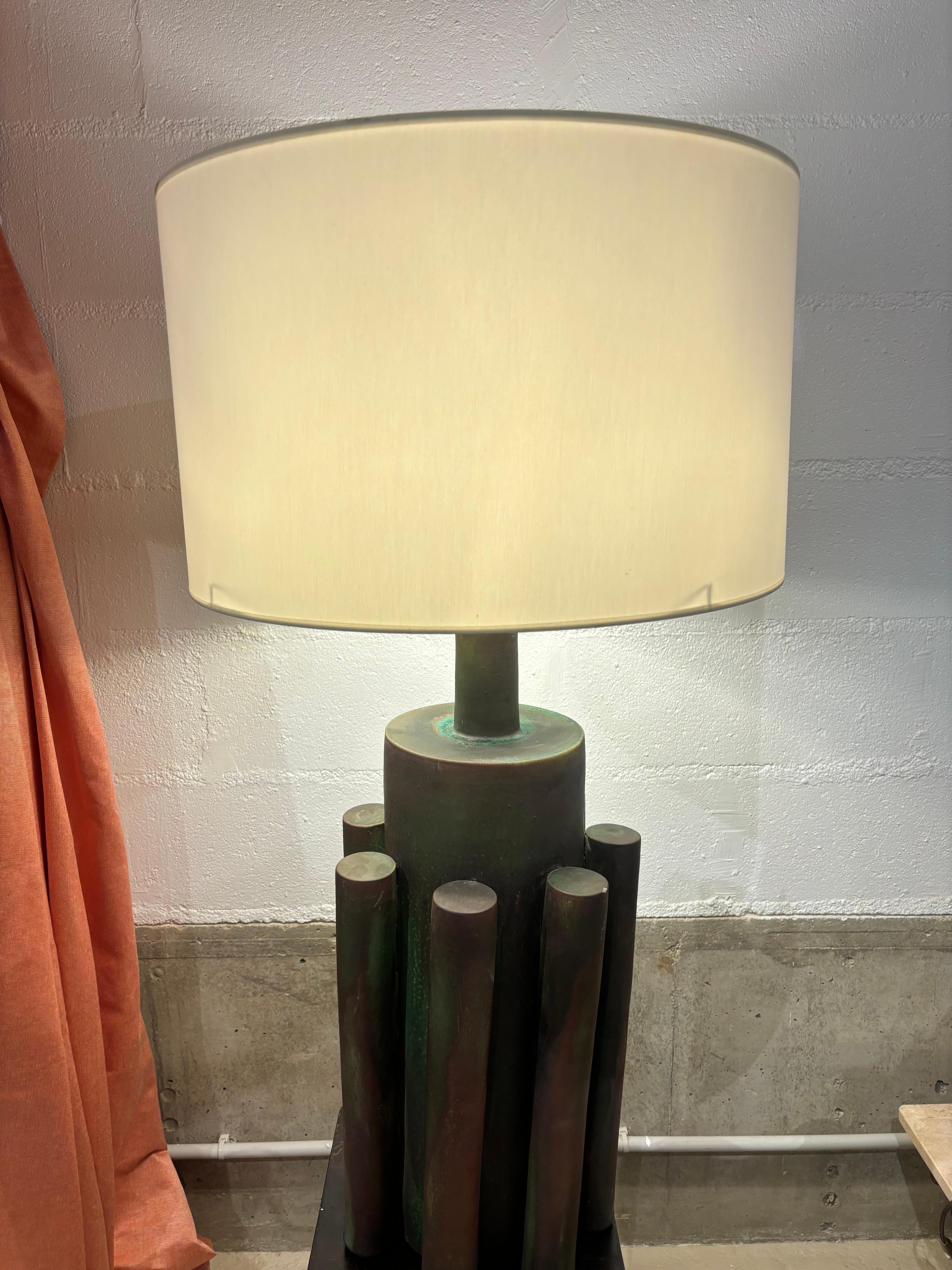 Impresionante y deslumbrante lámpara Suzanne Ramié para Madoura en Bueno estado para la venta en SAINT-OUEN-SUR-SEINE, FR