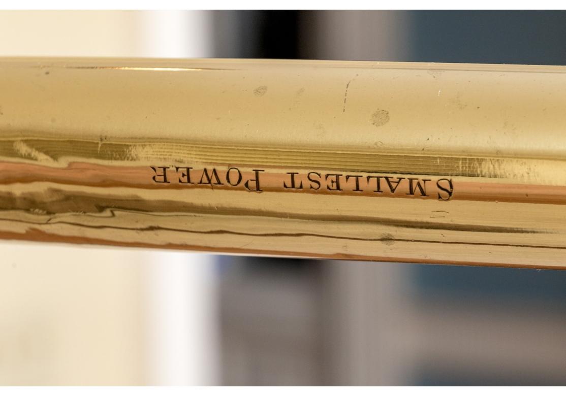 Impressive Antique Brass Dolland & Co. Telescope With Case for Restoration For Sale 6