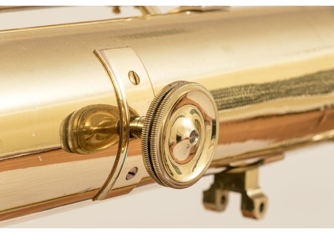 Impressive Antique Brass Dolland & Co. Telescope With Case for Restoration For Sale 8