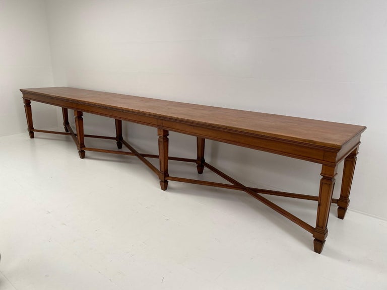 Impressive Antique Pine Table For Sale at 1stDibs