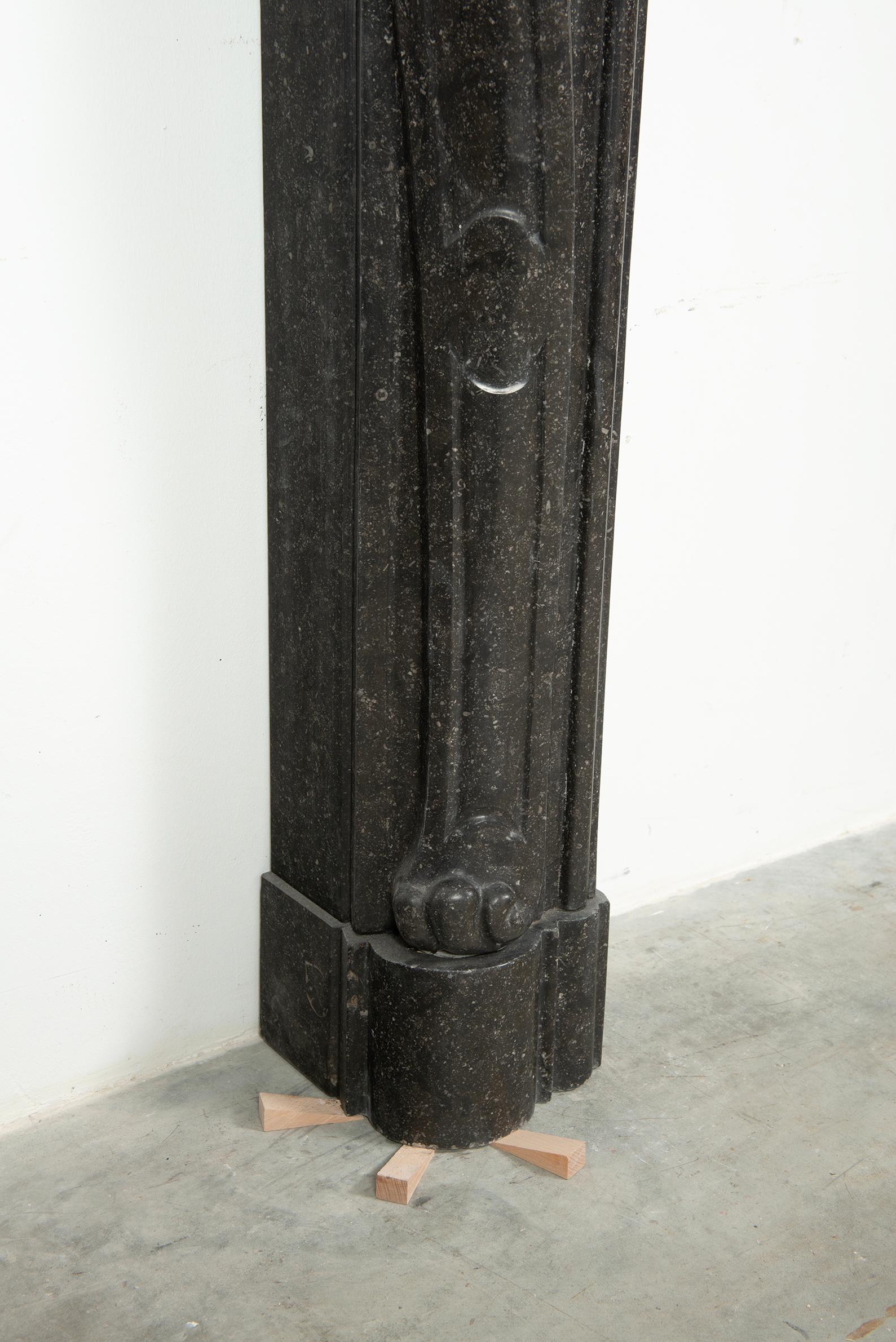 Impresionante Repisa de chimenea rococó antigua en venta 10