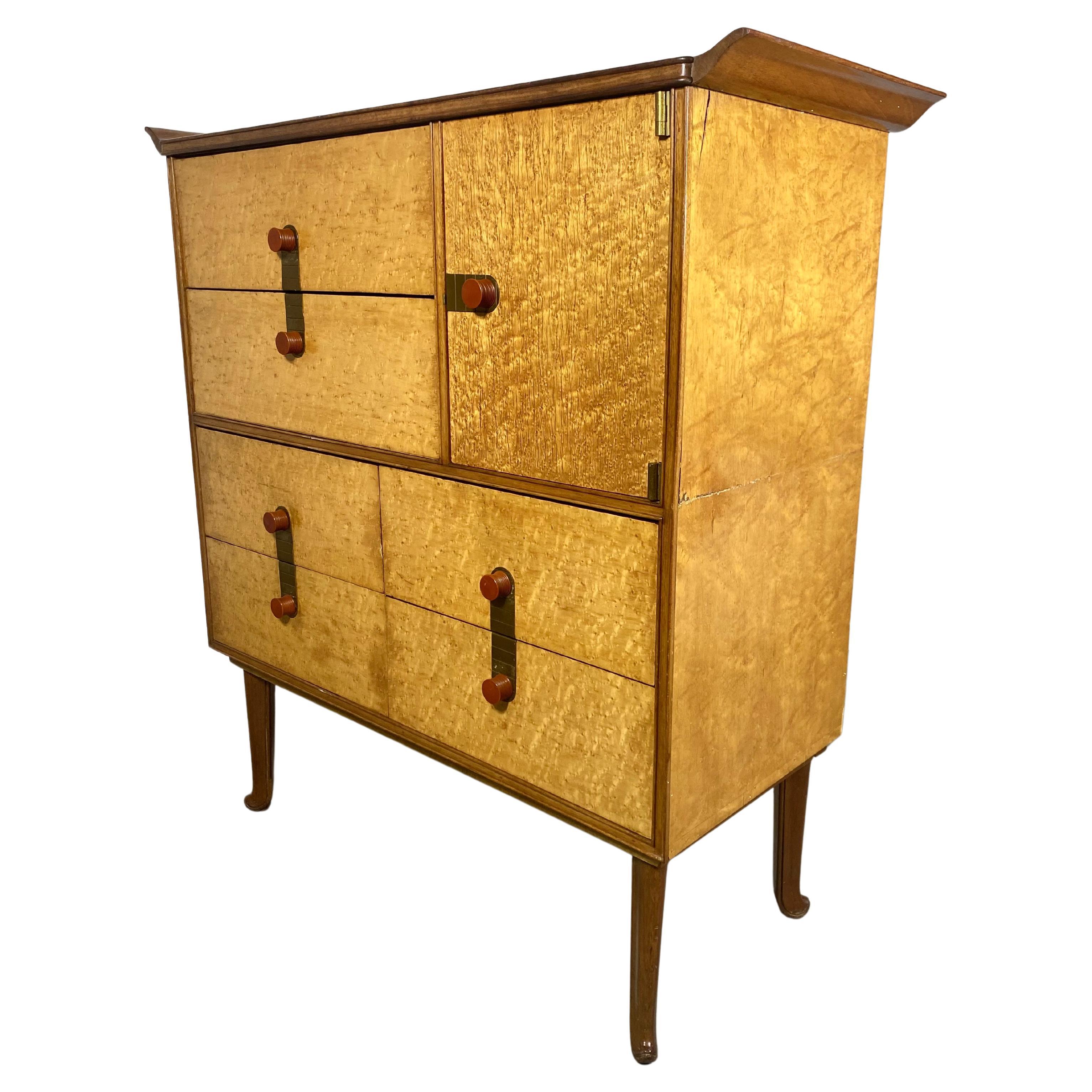 Impressive Art Deco Chest of Drawers by Laszlo Hoenig For Sale