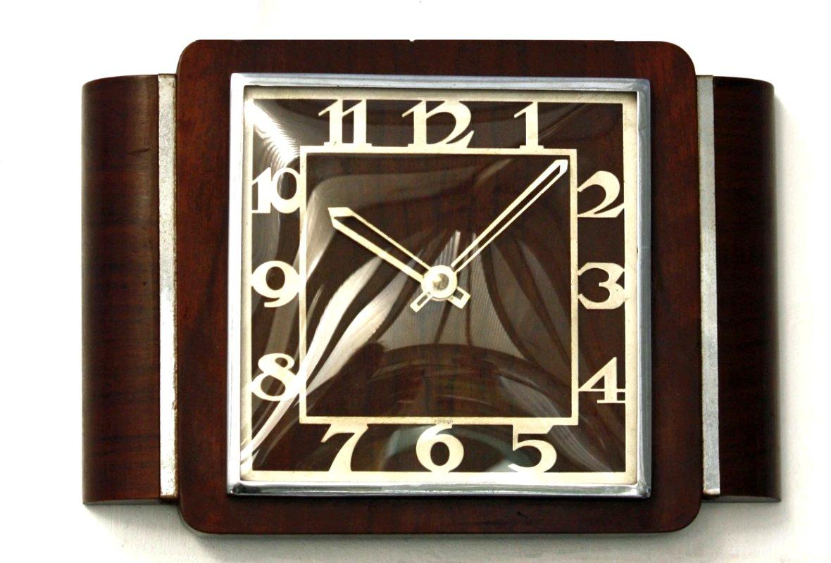 Impressive Art Deco Large Wall Clock, England, c1930 en vente 1