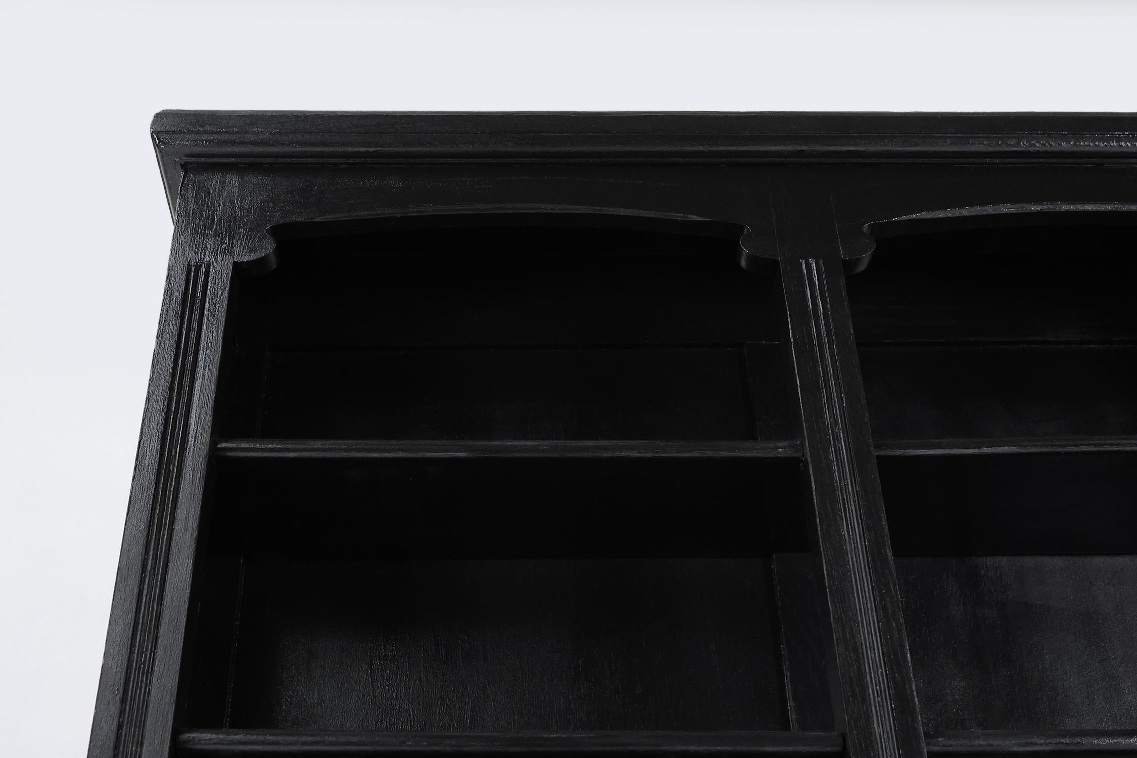 Beeindruckender Jugendstil-Bauernschrank aus Eiche, Frankreich ca. 1910 im Angebot 2