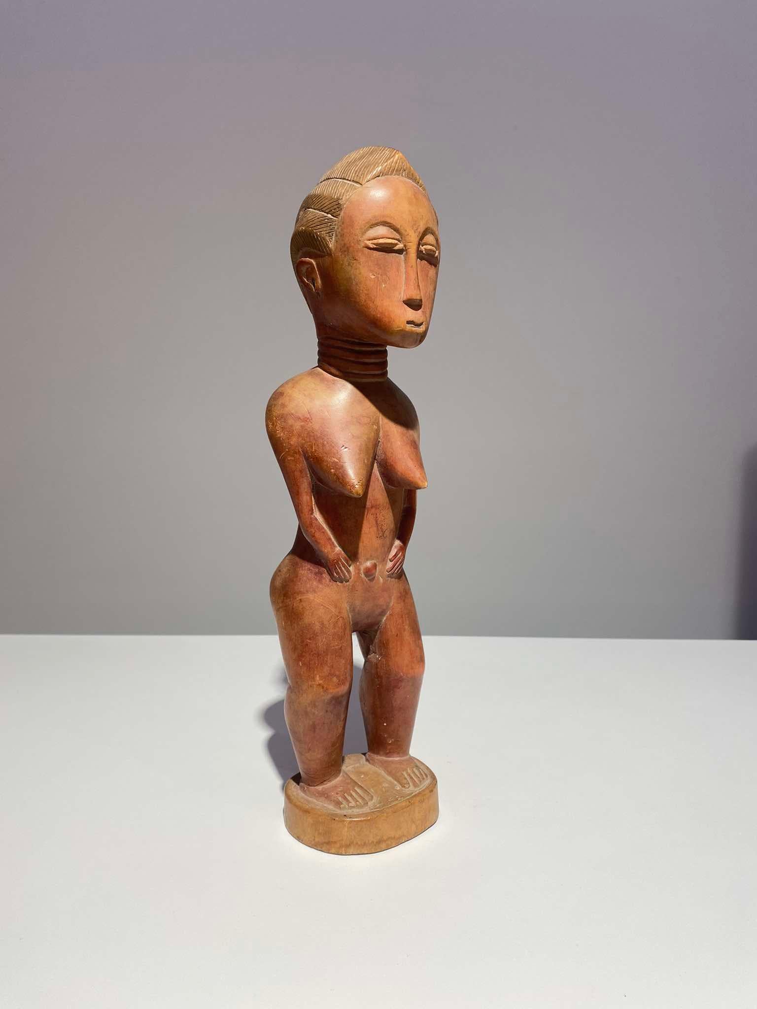 Beeindruckende Baule-Statue Elfenbein Coast Typ Blolo Bla - Burkina Faso - frühes 20. Jahrhundert im Angebot 2
