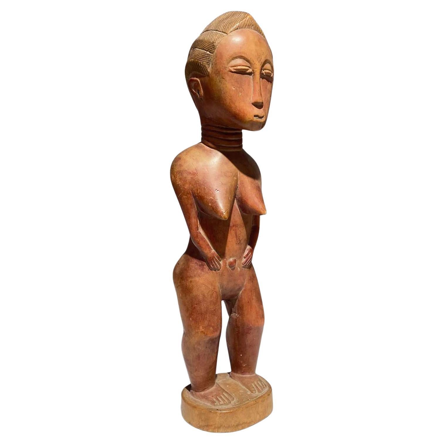 Impressionante statua Baule Costa d'Avorio di tipo Blolo Bla - Faso - Inizio XX secolo