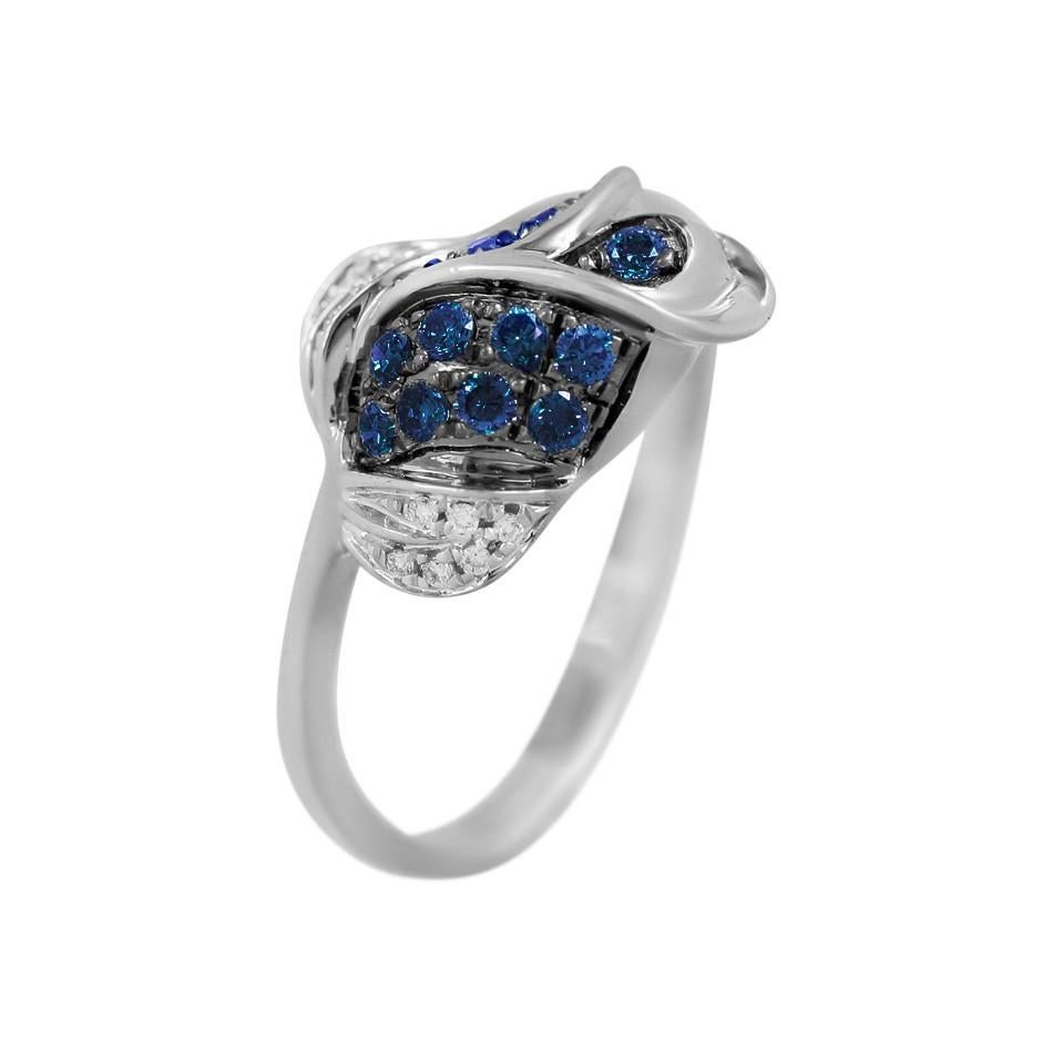 Earrings White Gold 14 K (Matching Ring Available)
Diamond 20-Round 57-0,06-4/5A
Blue Sapphire 20-Round-0,7 Т(5)/3C
Weight 3.11 grams

With a heritage of ancient fine Swiss jewelry traditions, NATKINA is a Geneva based jewellery brand, which creates