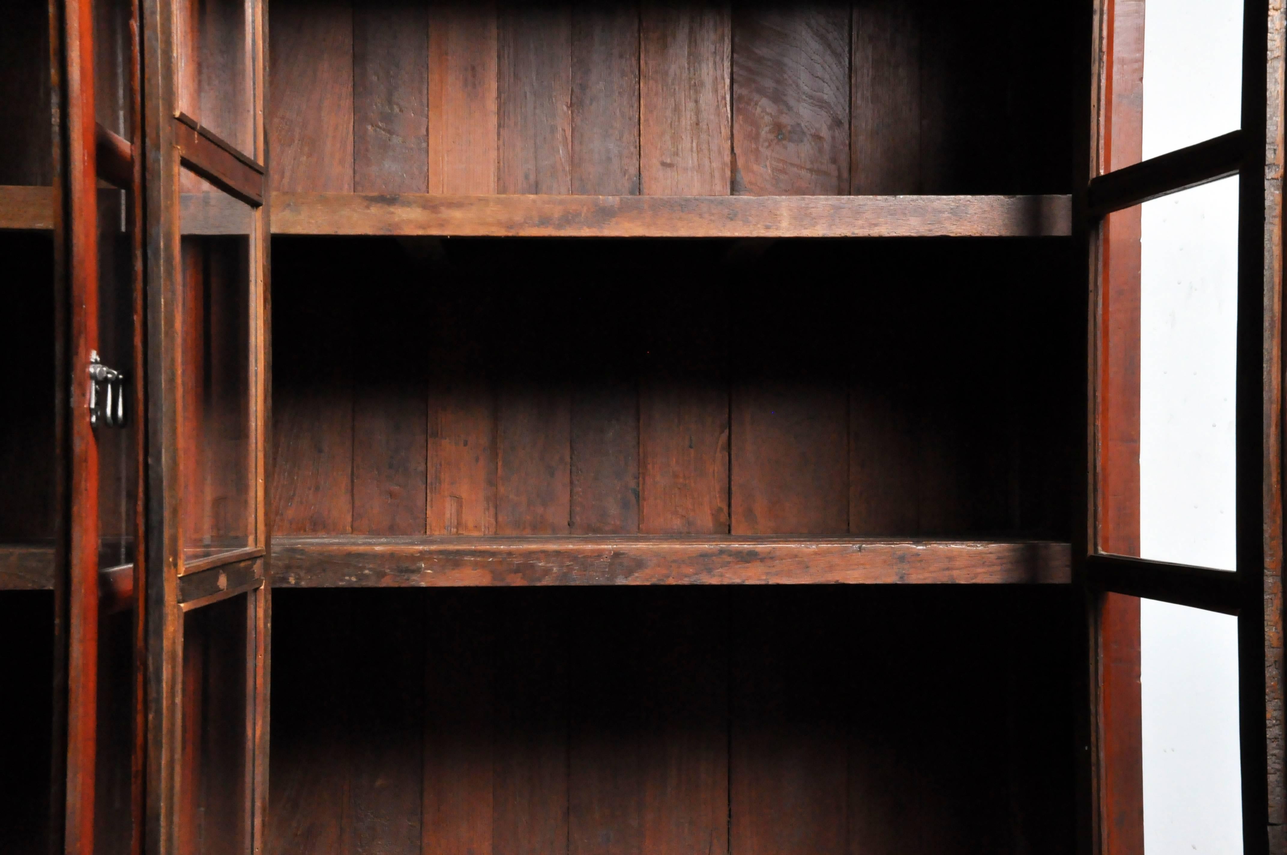 Impressive British Colonial Bookcase 6