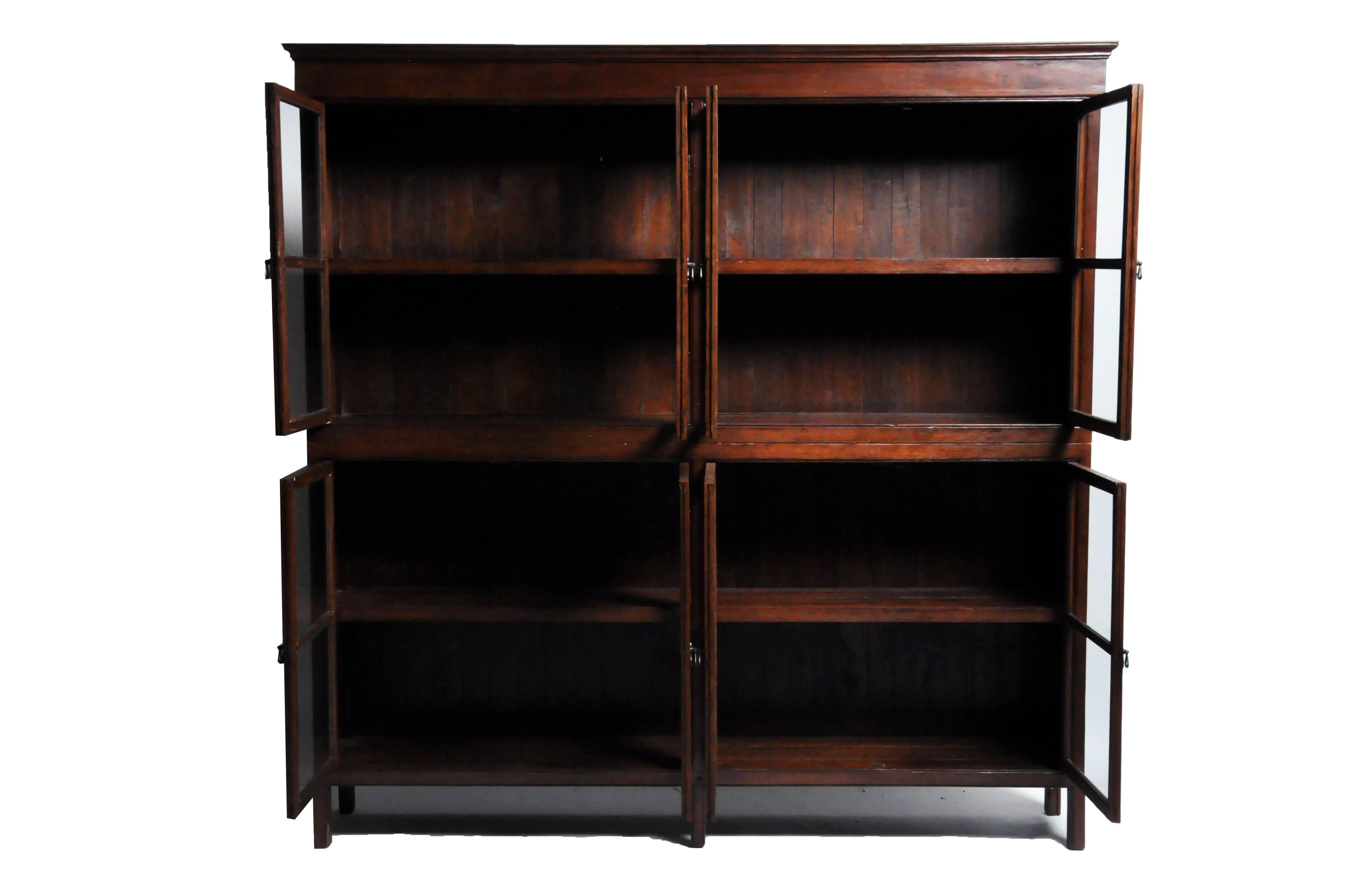 Impressive British Colonial Bookcase 8