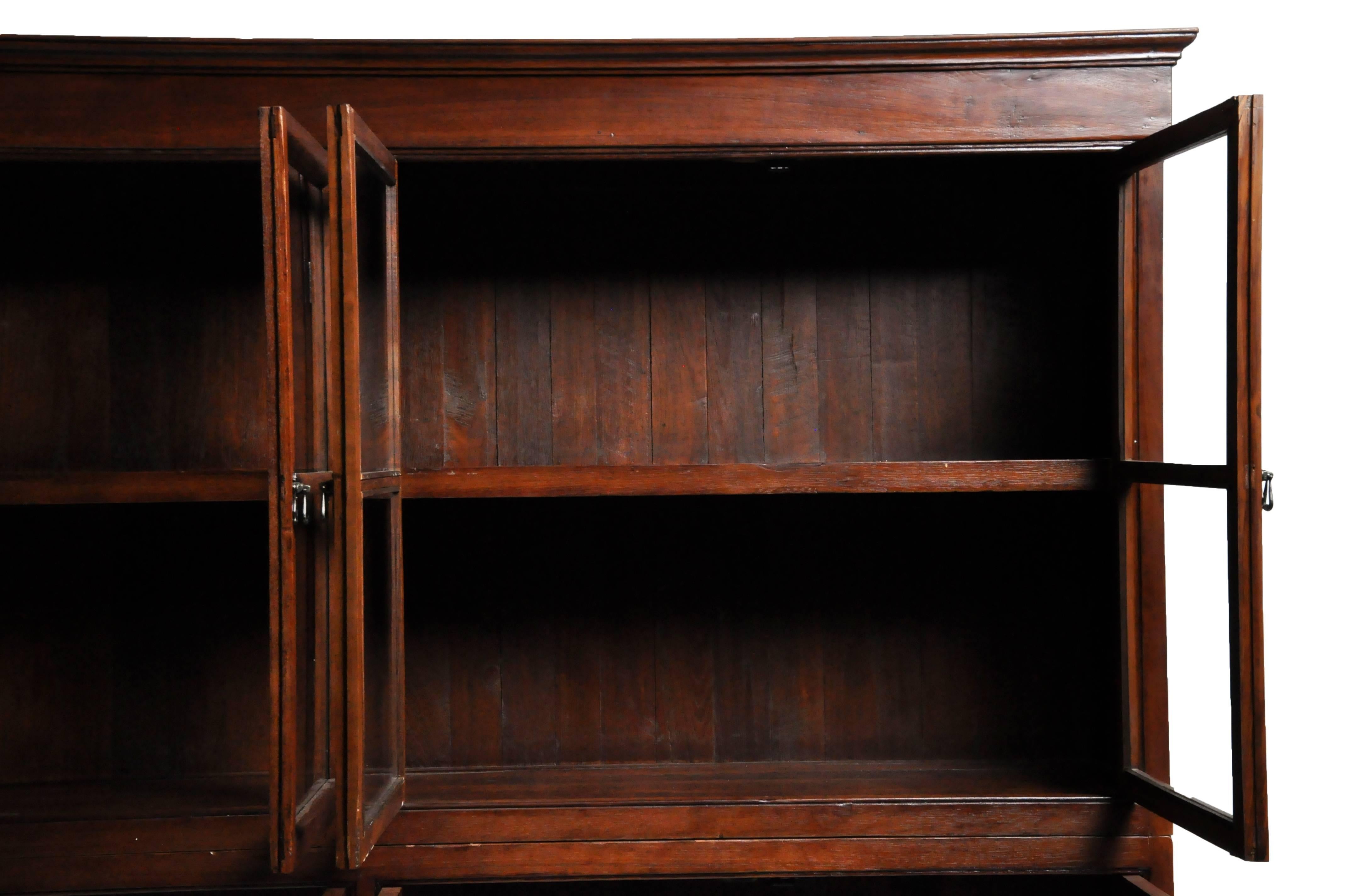 Impressive British Colonial Bookcase 9