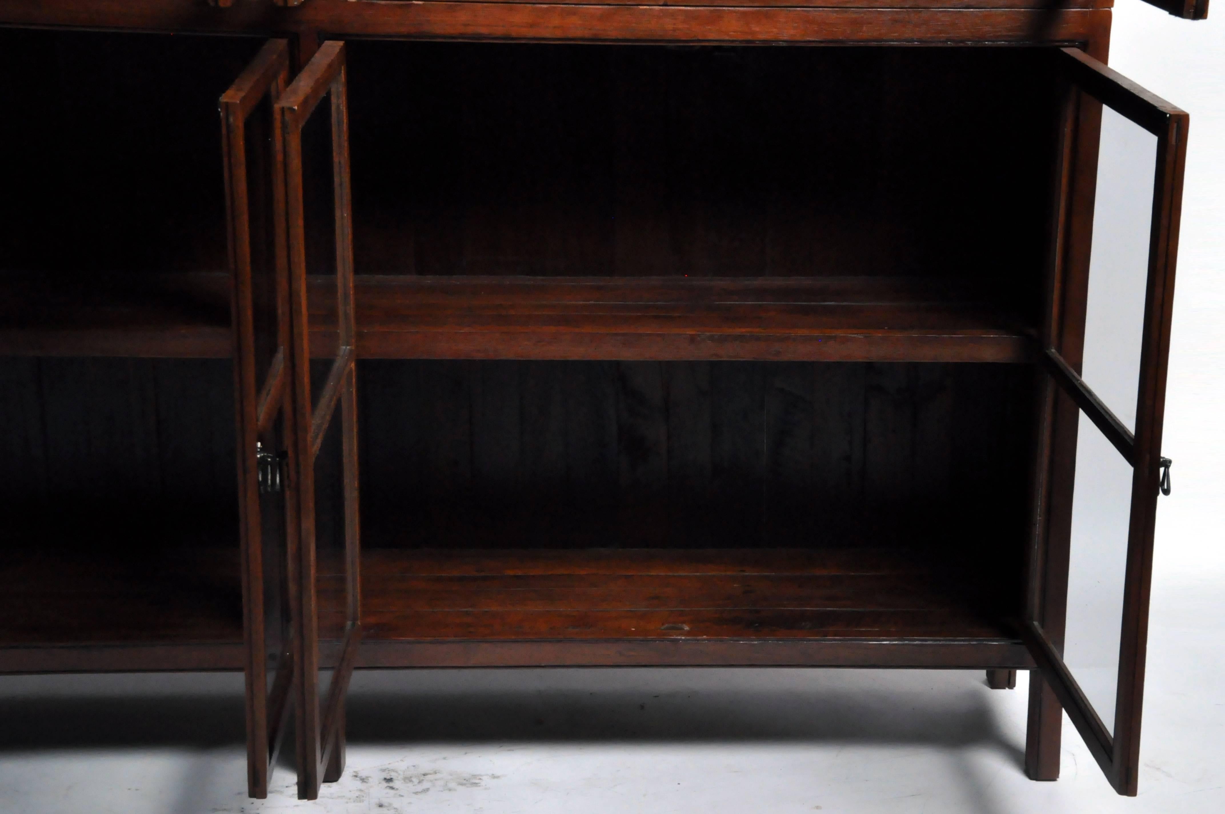 Impressive British Colonial Bookcase 10