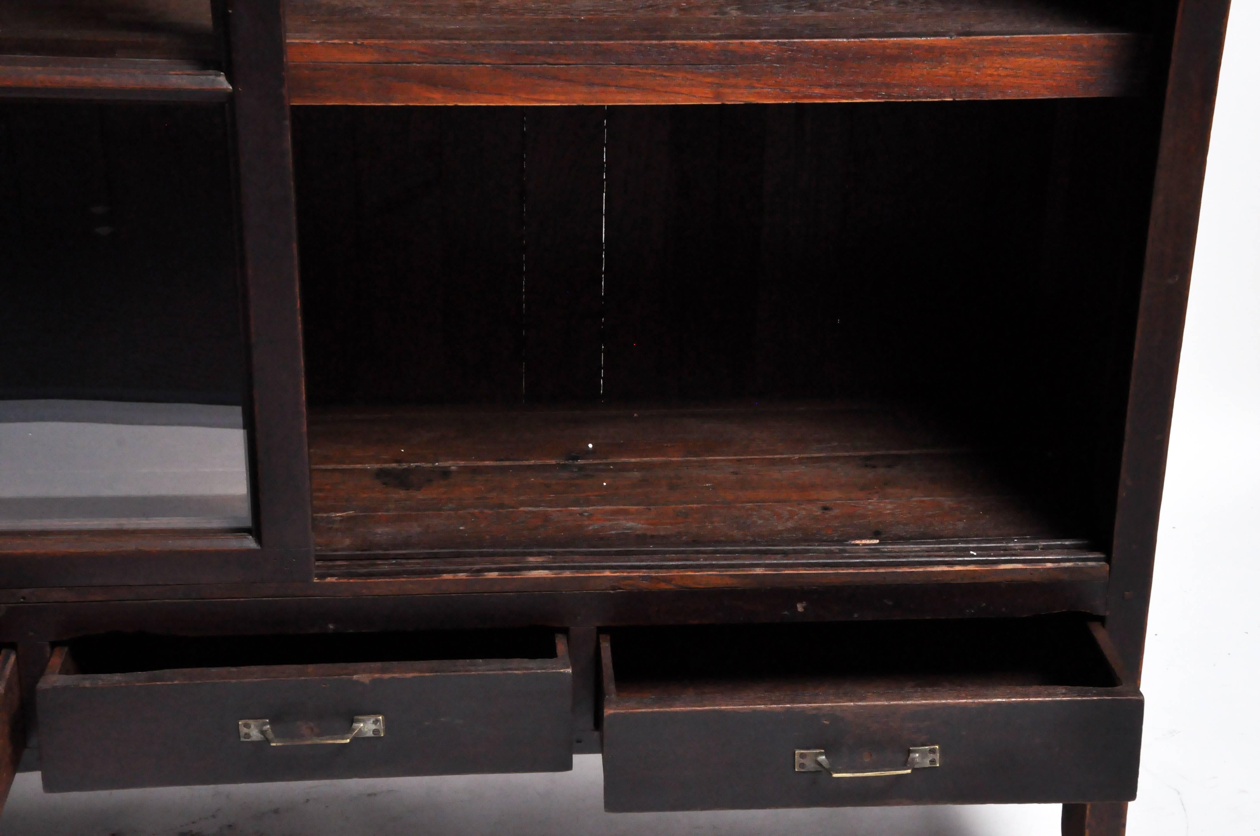 Impressive British Colonial Bookcase 11