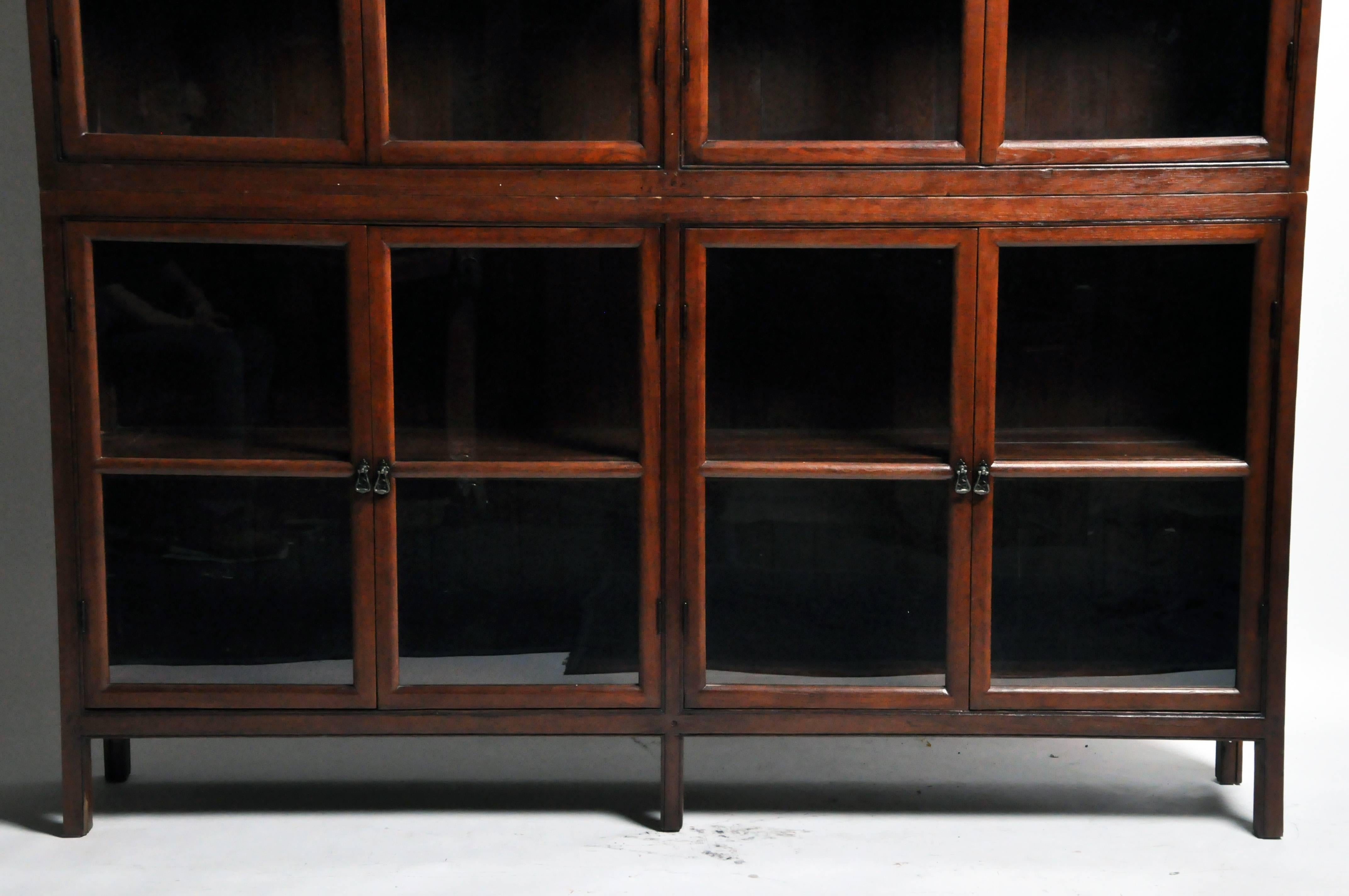 20th Century Impressive British Colonial Bookcase